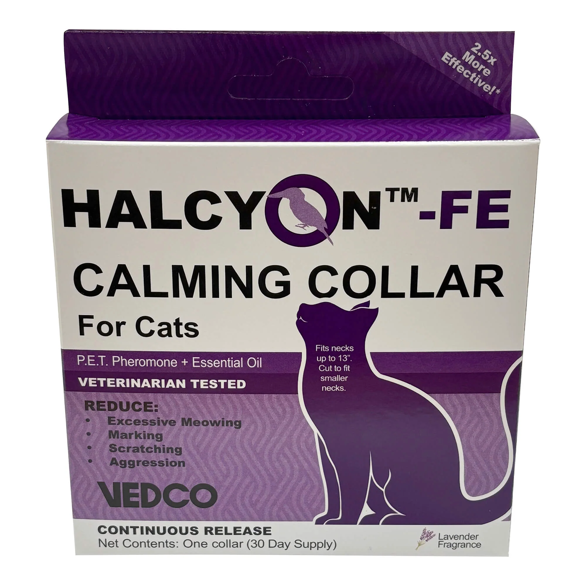 Halcyon FE Calming Collar for Cats - Healthber
