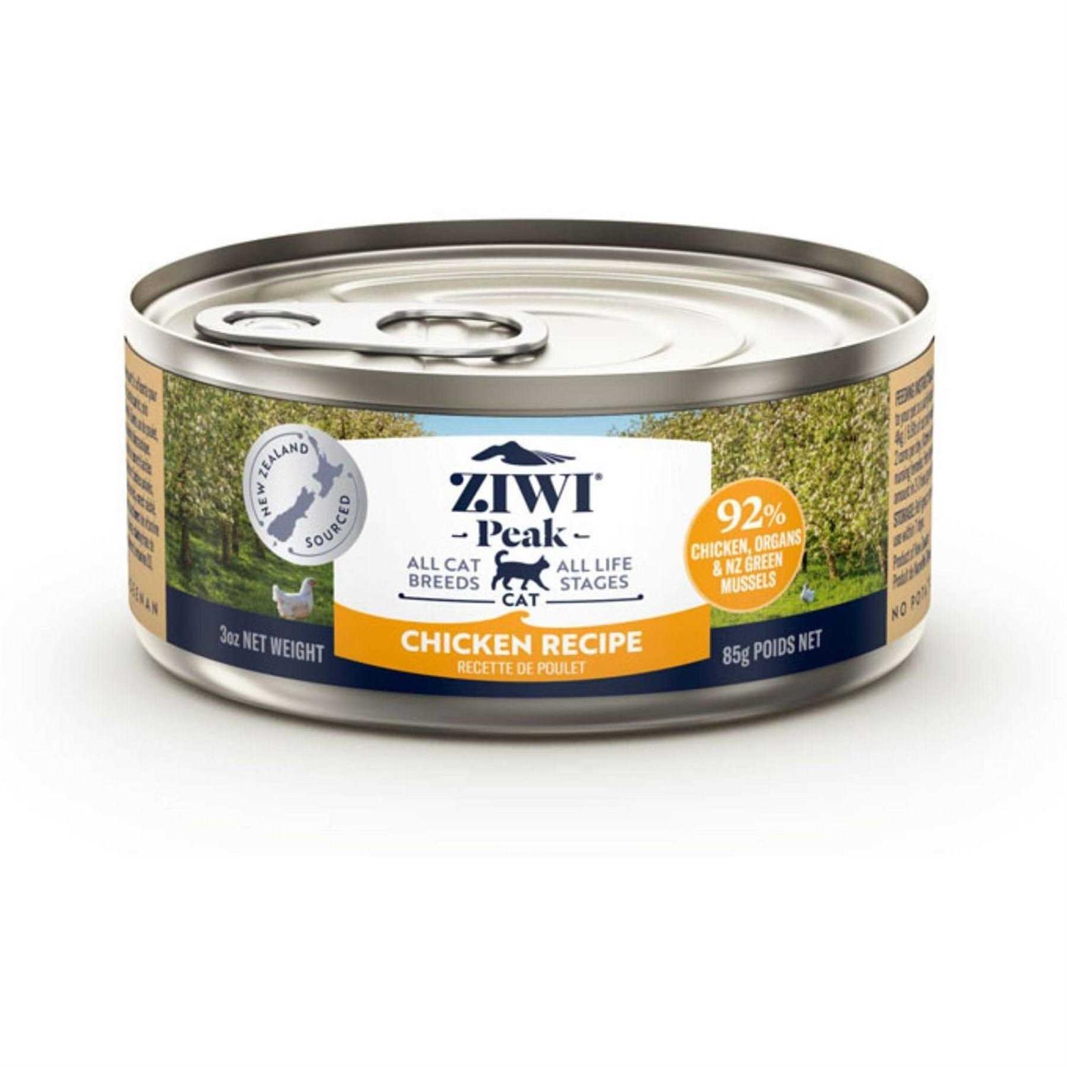 Ziwi Peak Chicken Recipe Canned Cat Food - Healthber
