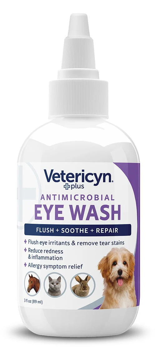 Vetericyn Plus All Animal Eye Wash, 3 oz - Healthber