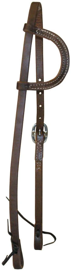 Heavy Oiled One Ear Headstall - Healthber