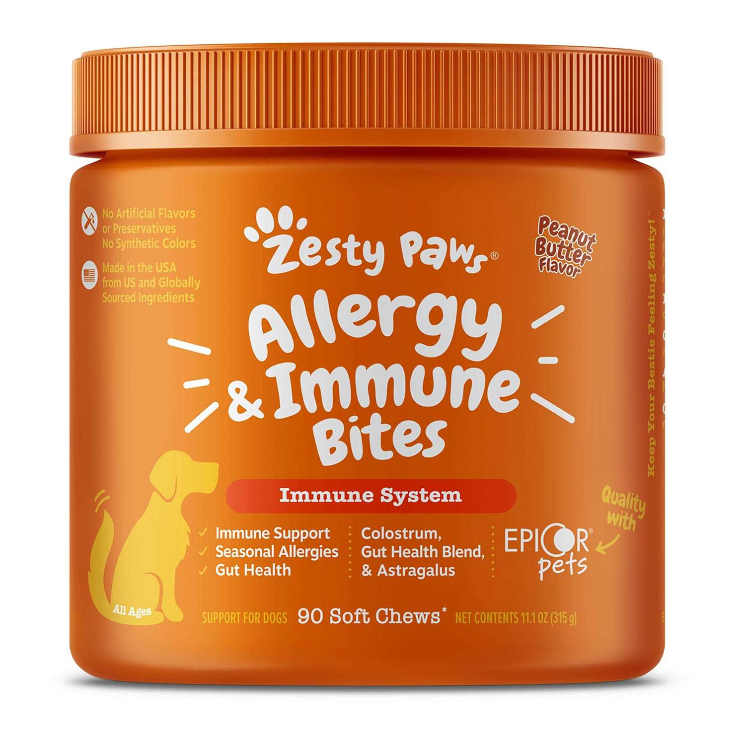 Zesty Paws Aller-Immune Bites for Dogs - Healthber