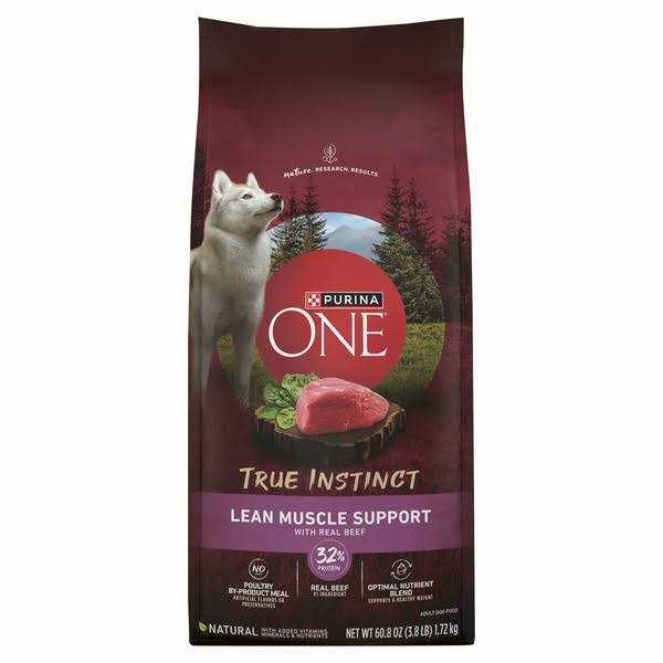 Purina ONE Dog Food Adult Lean Muscle Support - Healthber