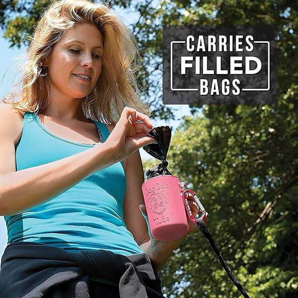 DDT Dog Doo Tube Reusable Dog Poop Holder For Dog Walkers Carries Used Dog Poop Bags - Healthber
