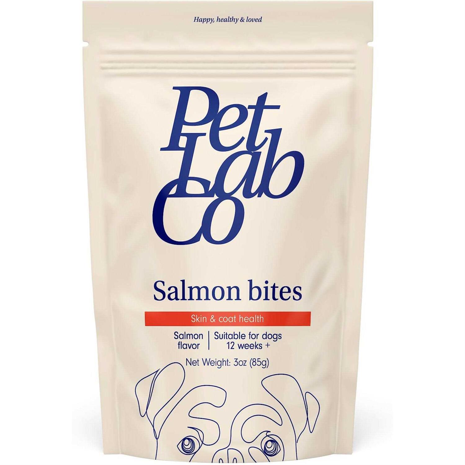 Petlab Co. Salmon Bites Dog Treats - Healthber