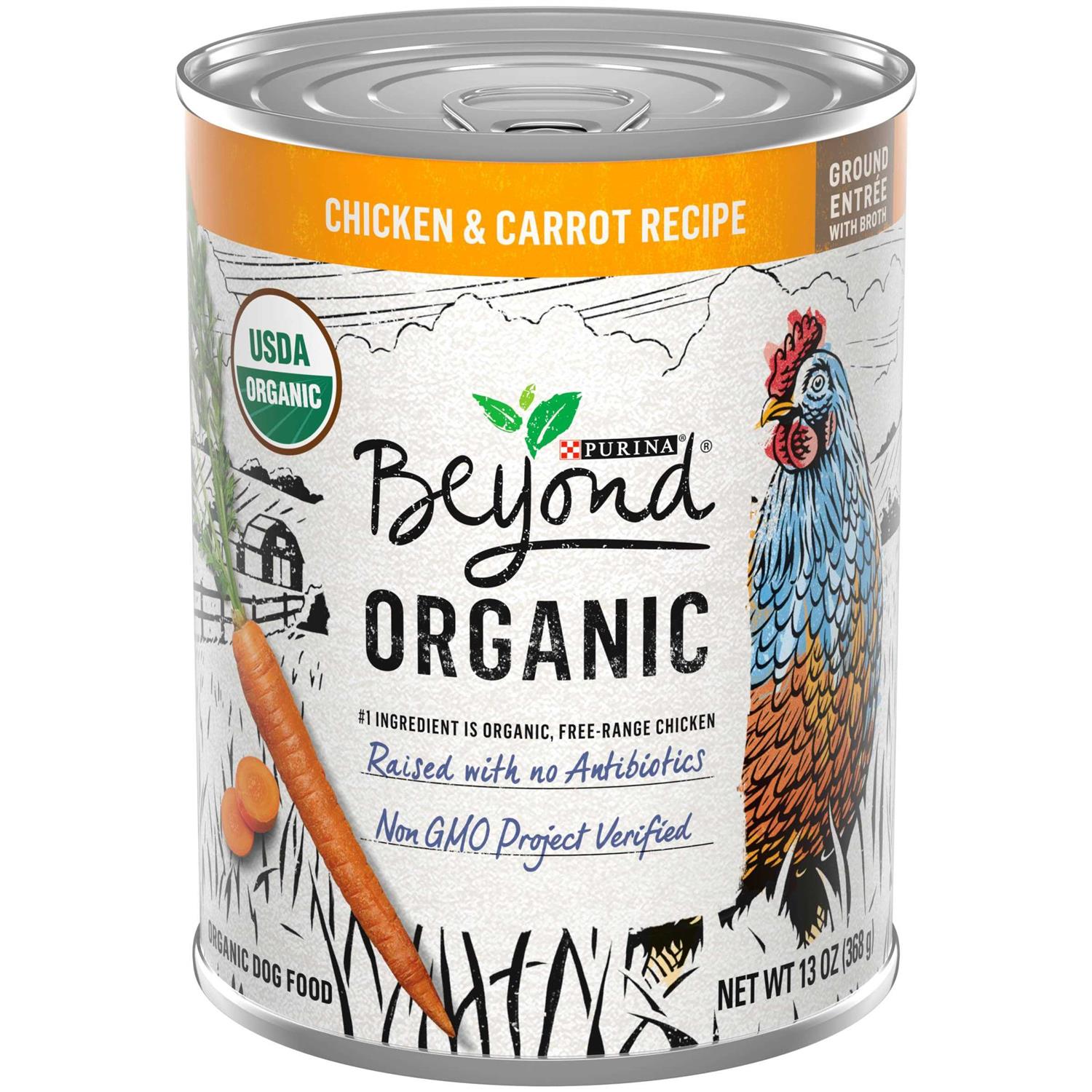 Purina Beyond Organic Chicken Recipe Wet Dog Food - Healthber