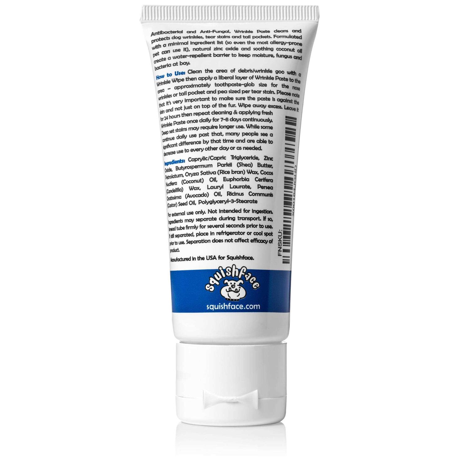 Squishface Protect Your Dogs Wrinkles With Wrinkle Paste + Wrinkle Wipes - Healthber