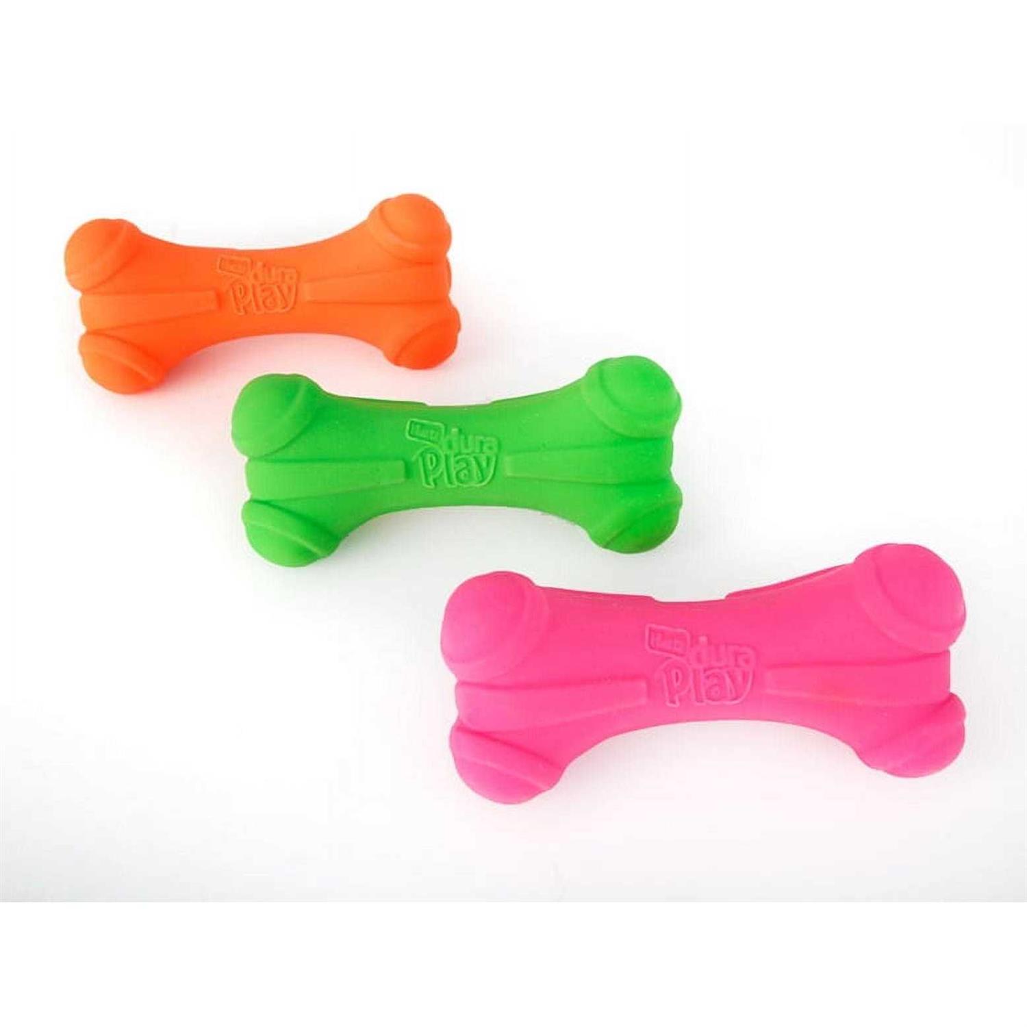 Hartz Dura Play Bone Squeaky Latex Dog Toy - Healthber