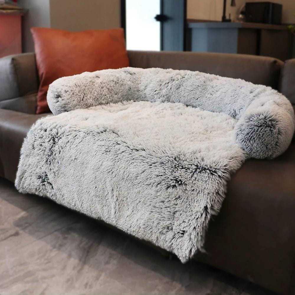 Tinaco Luxurious Calming Dogscats Bed Mats Washable Removable Couch Cover - Healthber