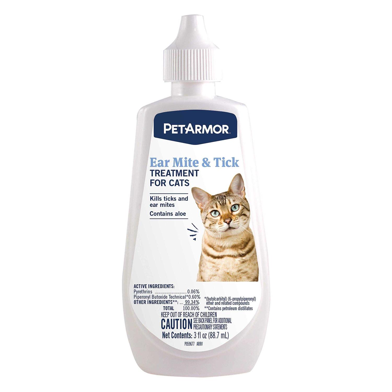 PetArmor Ear Mite & Tick Treatment for Cats - Healthber