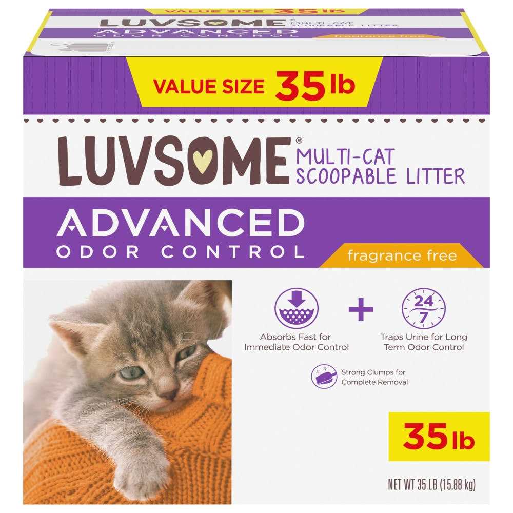 Luvsome Multi-Cat Scoopable Litter - Healthber