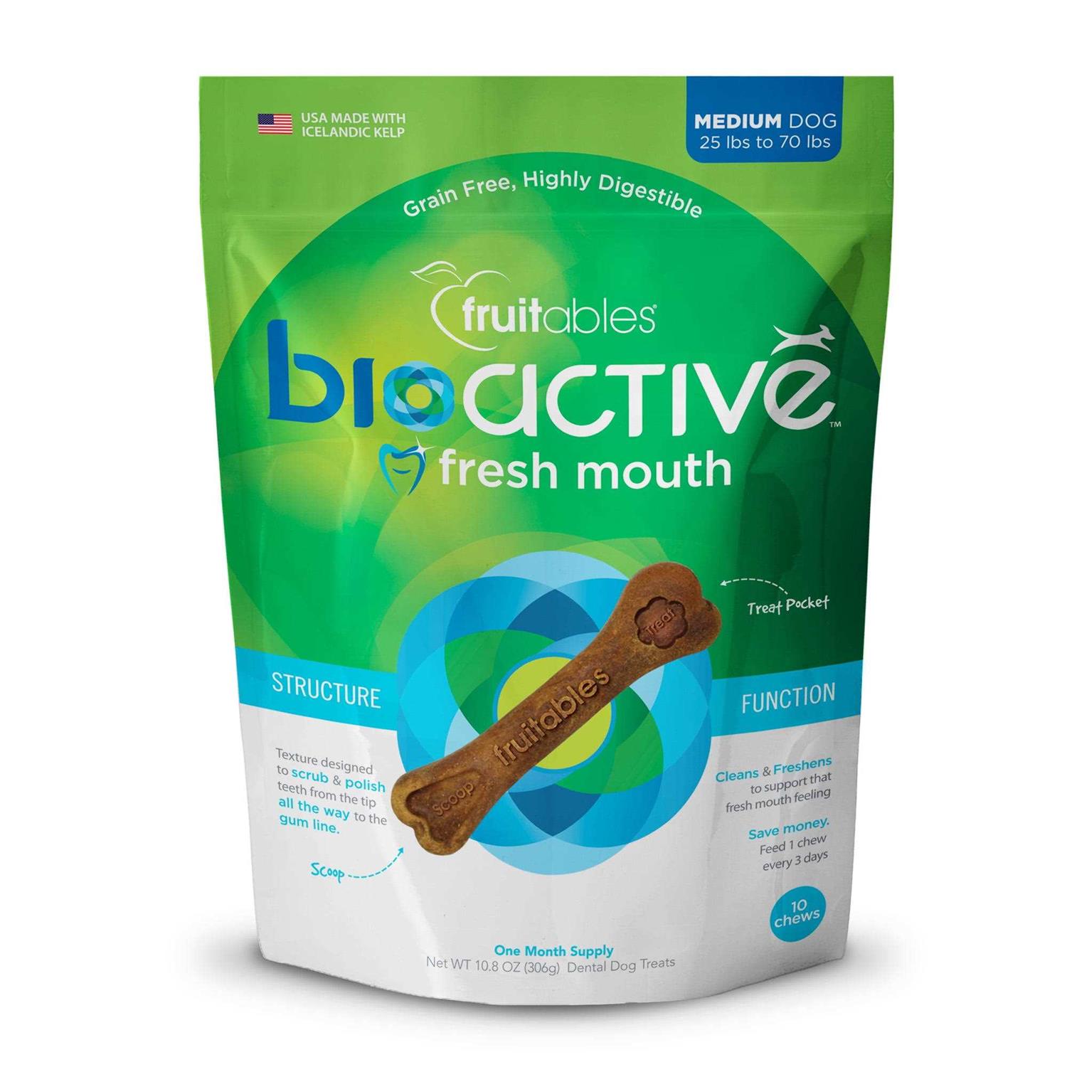Fruitables Bioactive Fresh Mouth Dental Chews - Healthber