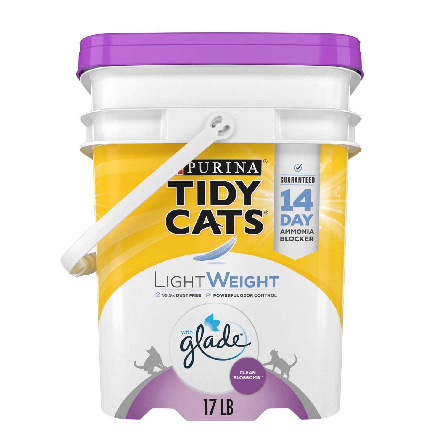 Tidy Cats LightWeight Low Dust Clumping Cat Litter Glade Clean Blossoms - Healthber