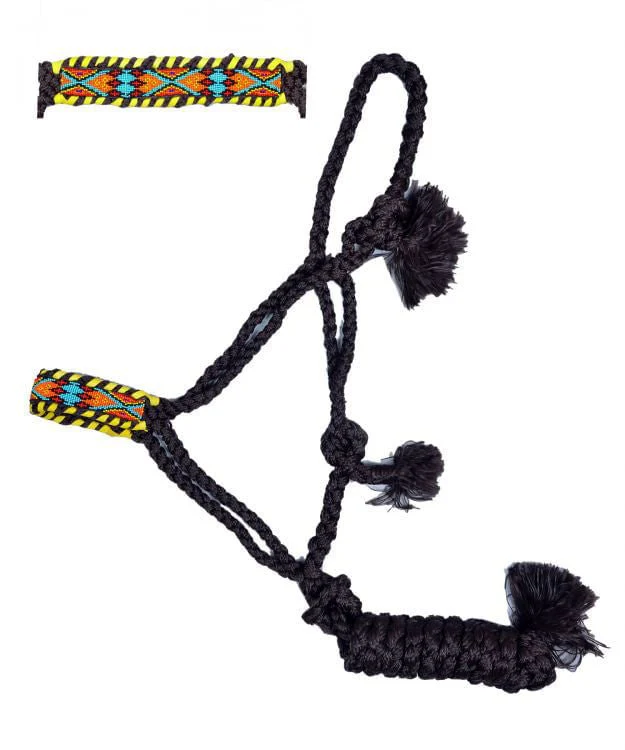 Showman Beaded Mule Tape Halter - Healthber