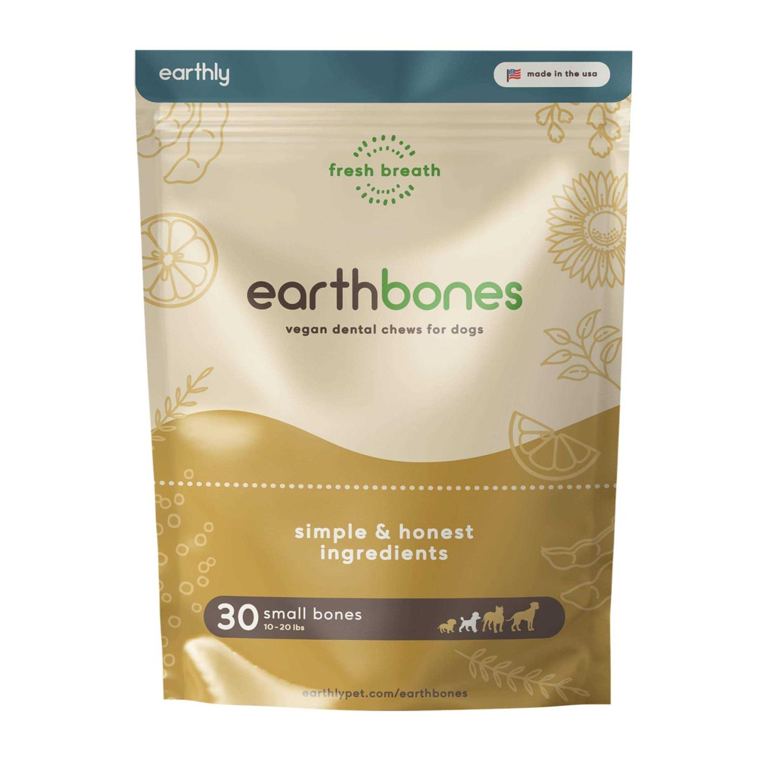 Earthbones Dental Chews for Dogs Bones - Healthber