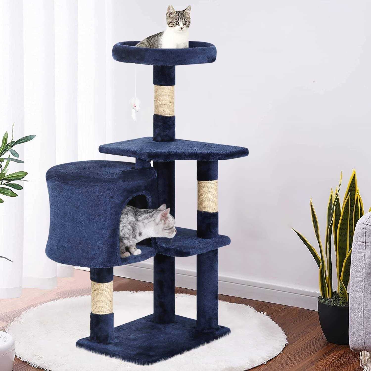 BestPet 36 Cat Tree Cat Tower Cat Condo Multi-Level - Healthber