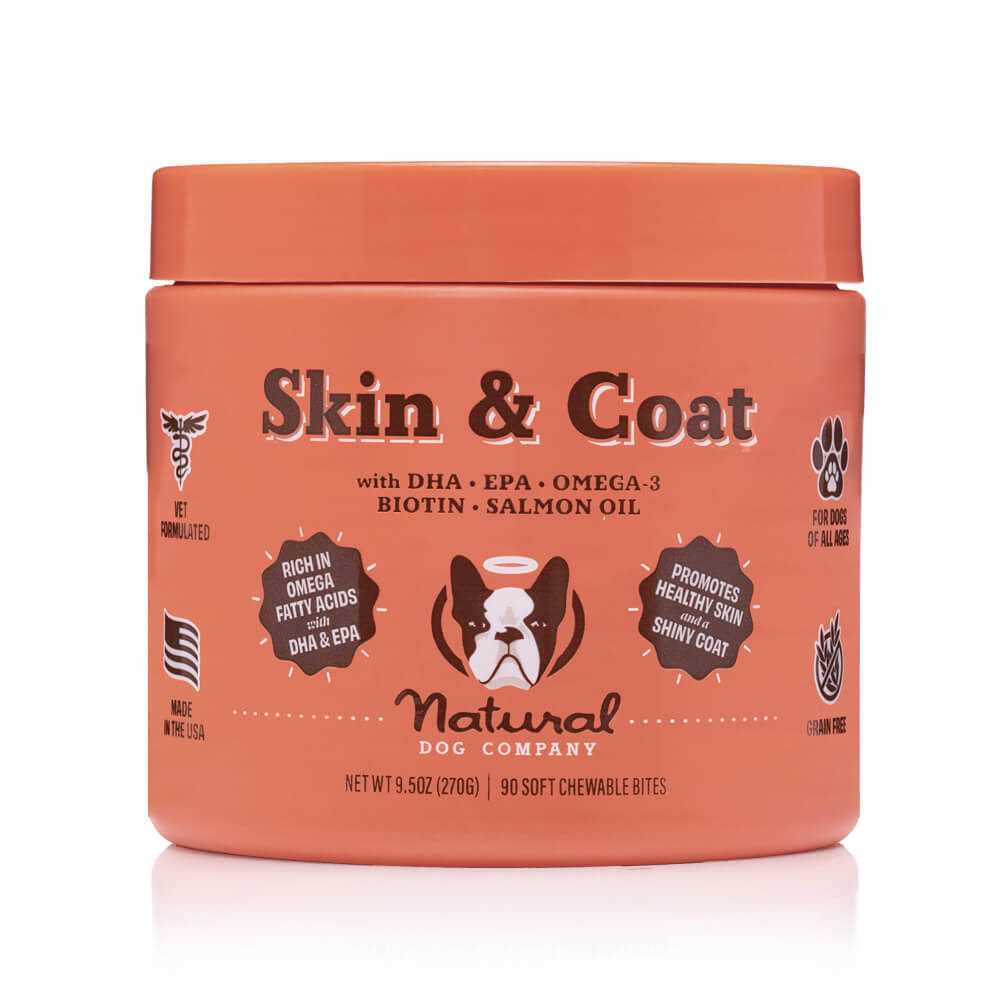 Natural Dog Company Dog Skin and Coat Supplement - Healthber