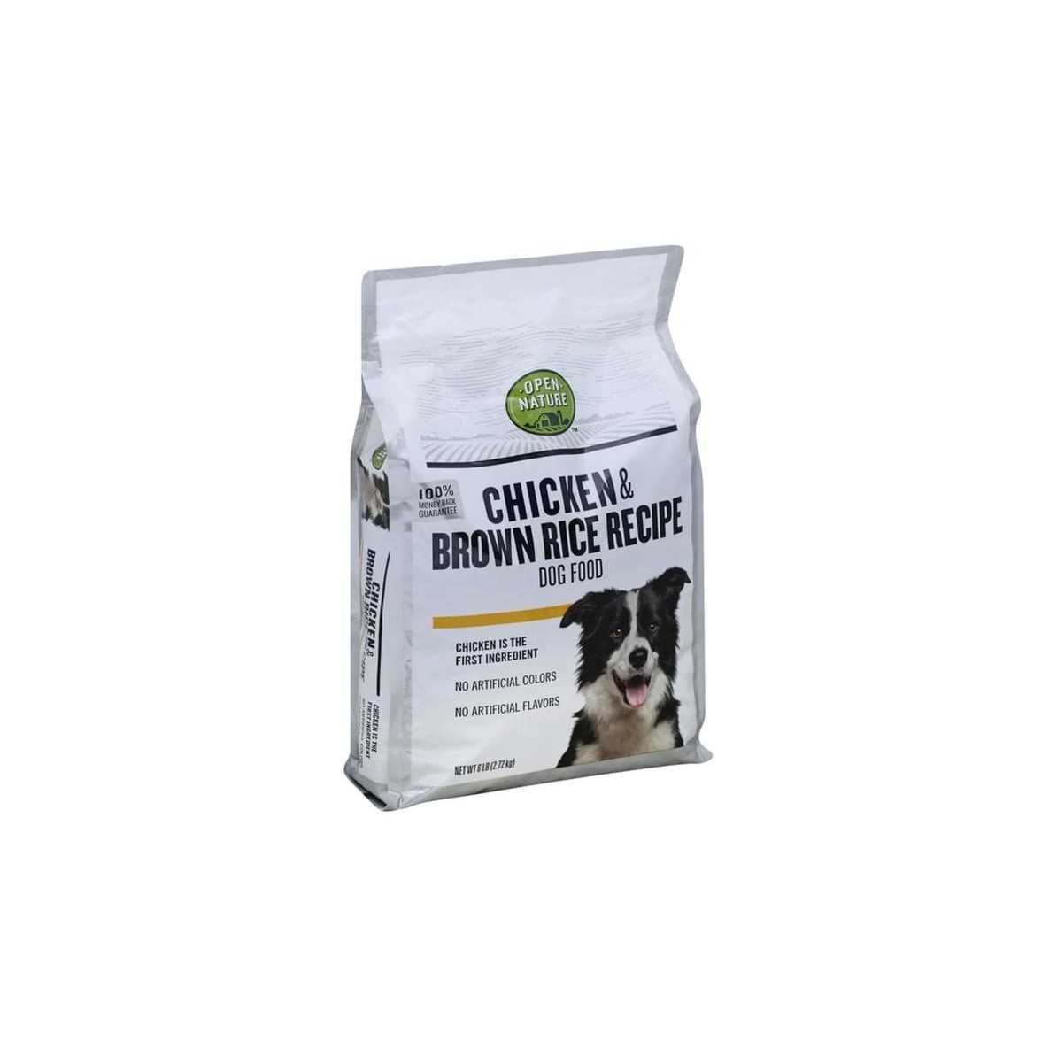 Open Nature Chicken & Brown Rice Recipe Dry Dog Food - Healthber