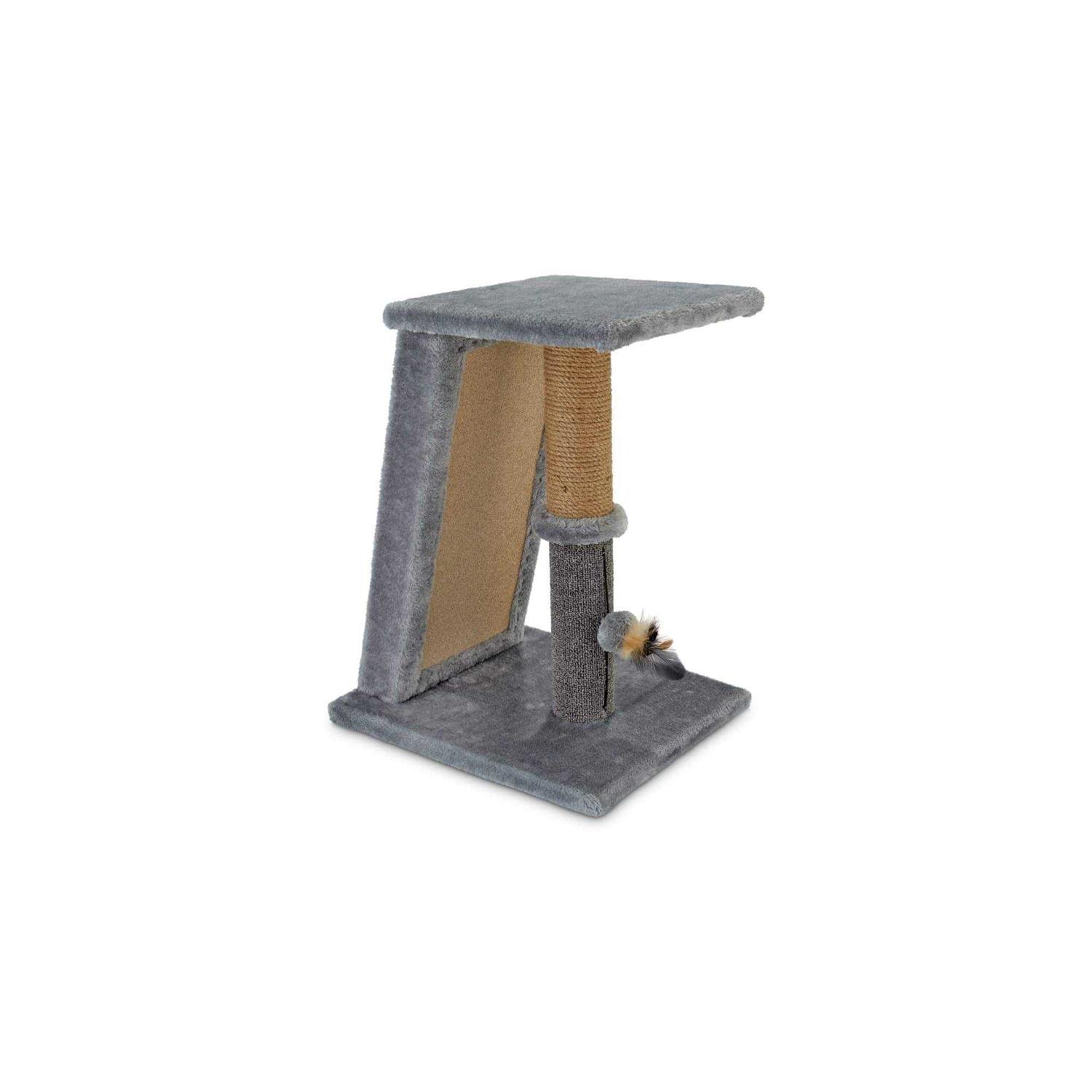 EveryYay Raised Runway Cat Scratch Post With Refillable Corrugated Cardboard - Healthber