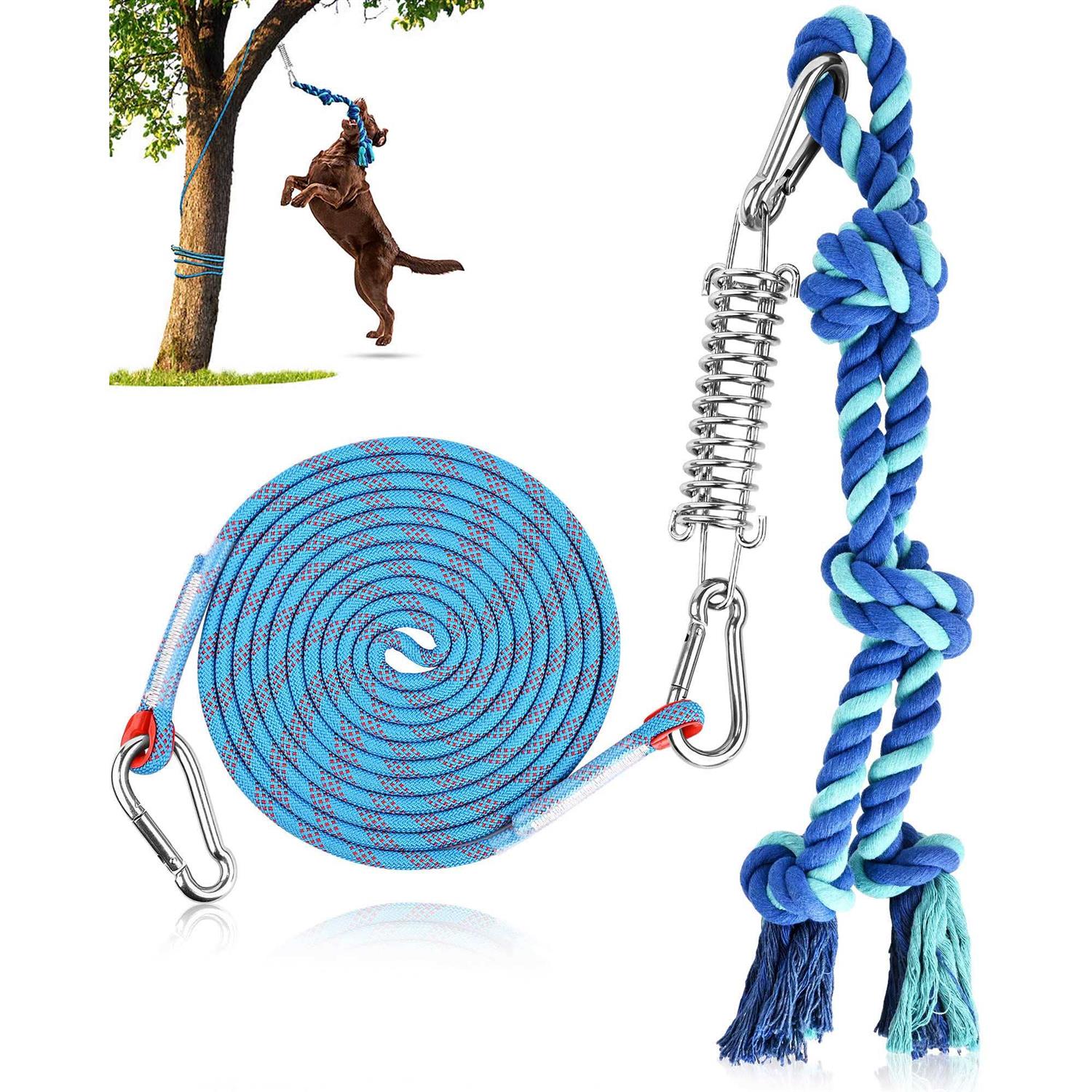 Petbobi Bungee Dog Toy Tree Tug Toy for Pitbull Interactive & Exercise - Healthber