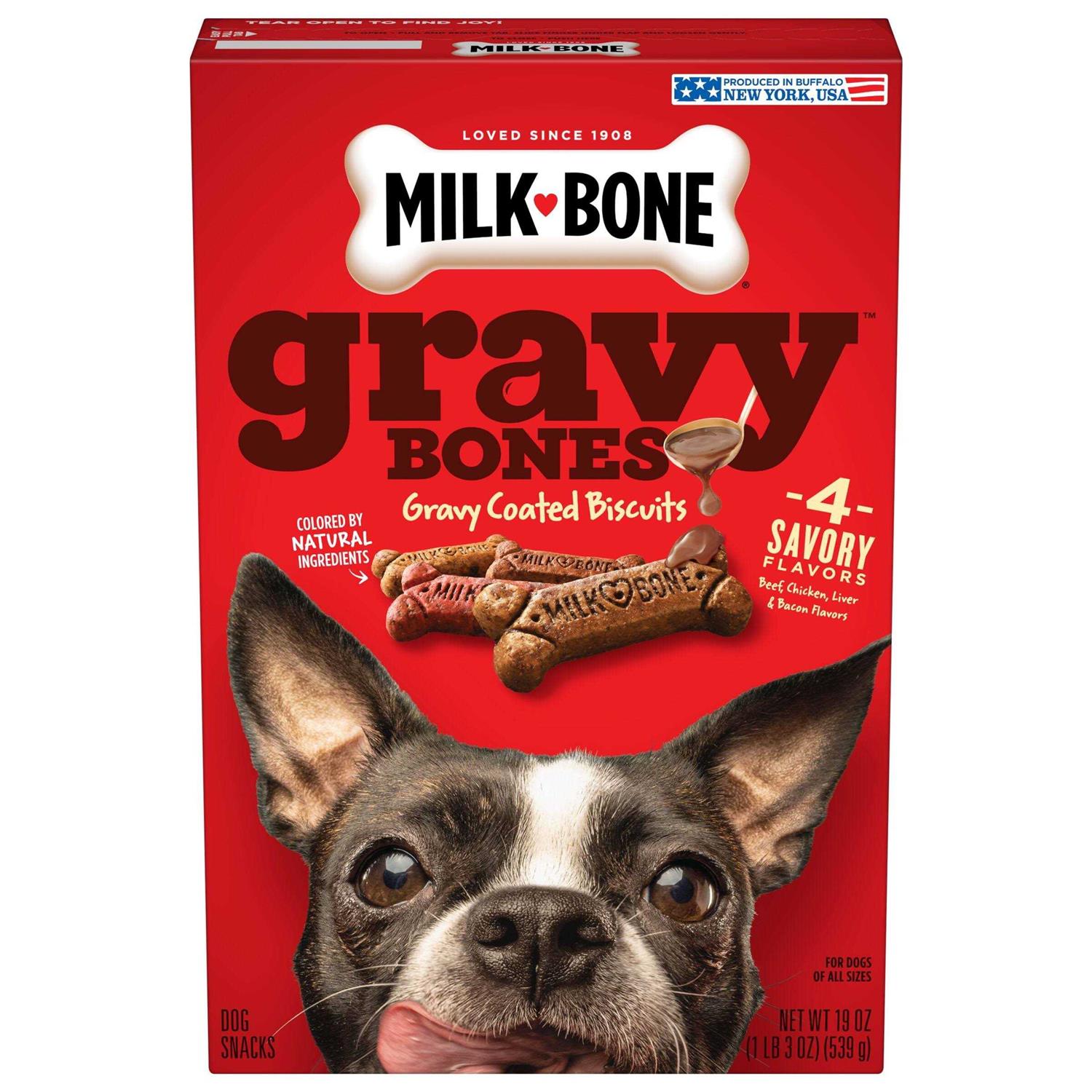 Milk-Bone GravyBones Dog Biscuits - Healthber
