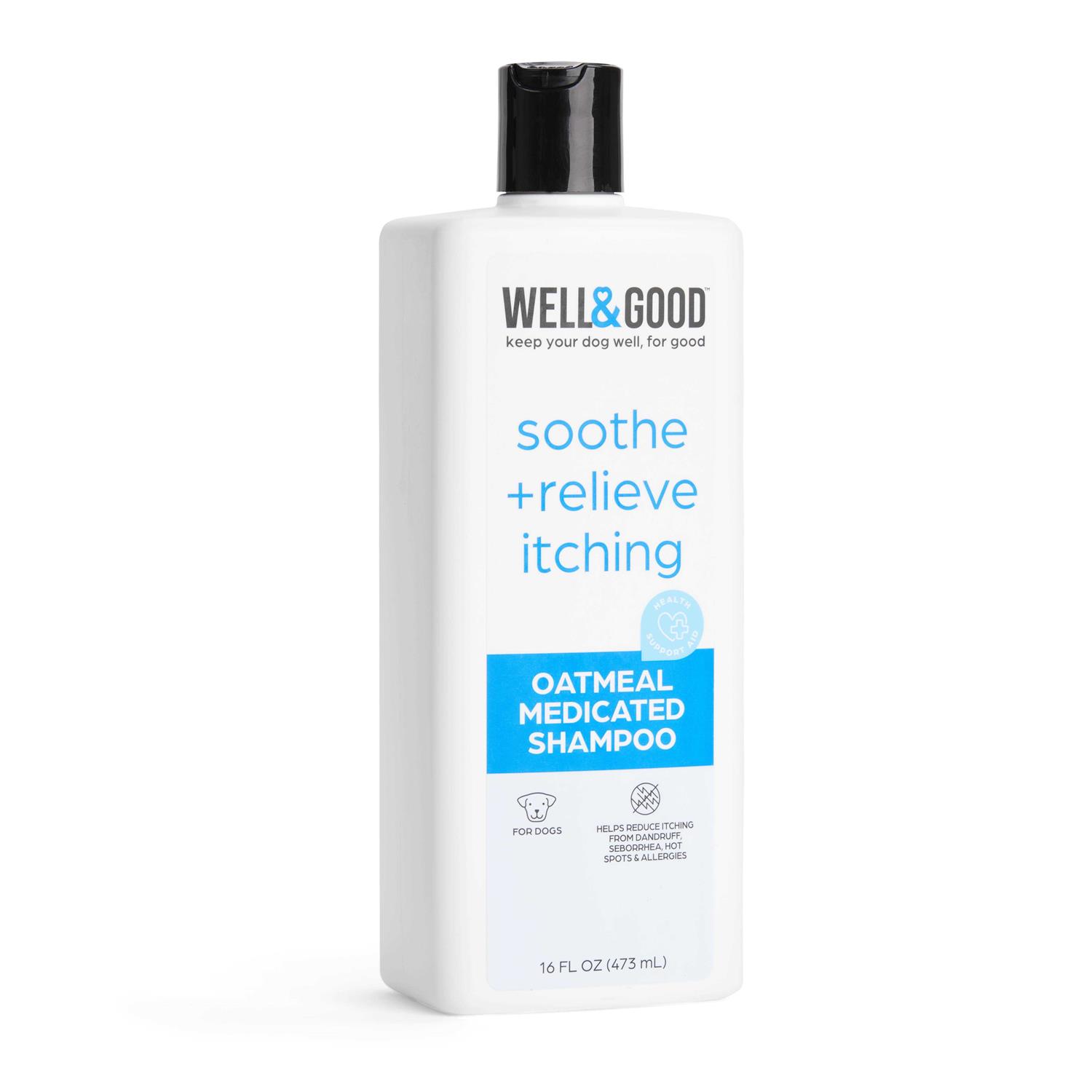 Well & Good Oatmeal Medicated Dog Shampoo - Healthber