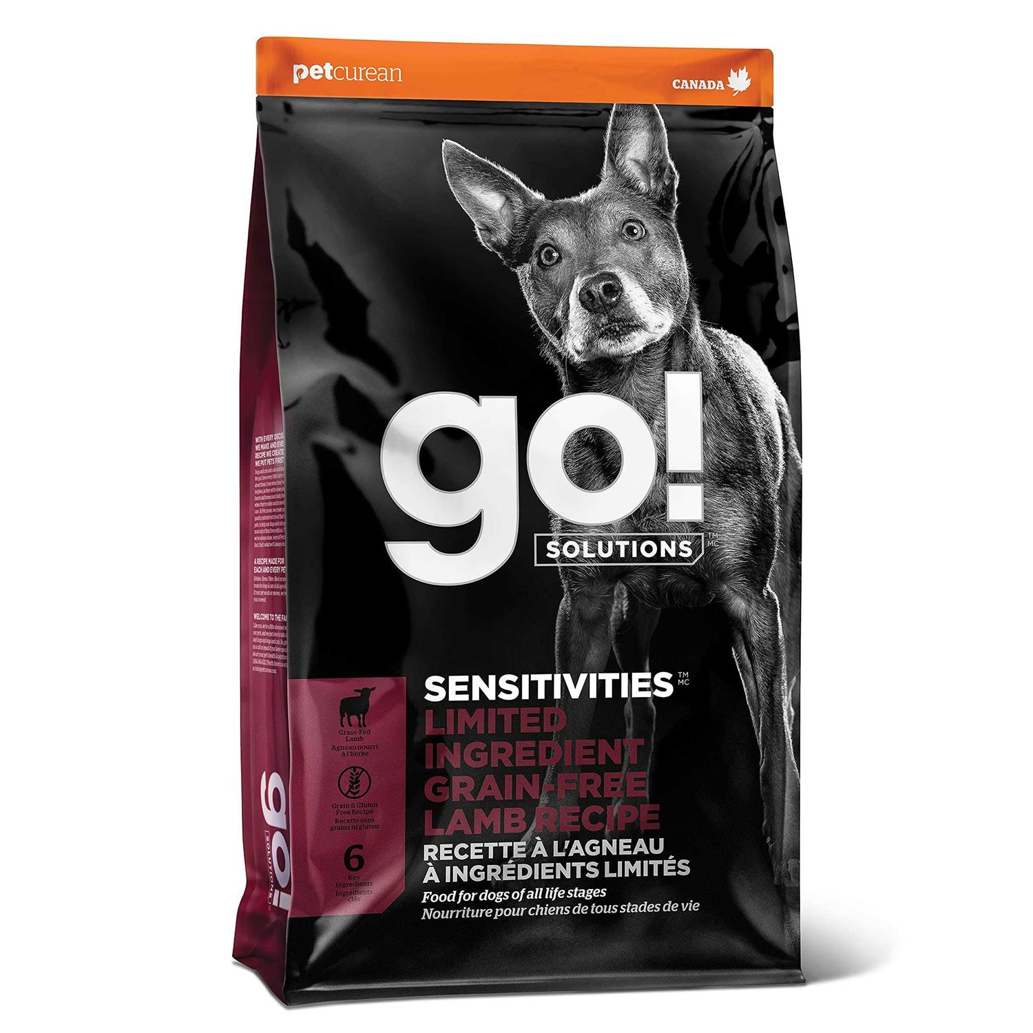 Go! Solutions Sensitivities Limited Ingredient Lamb Grain-Free Dry Dog Food - Healthber