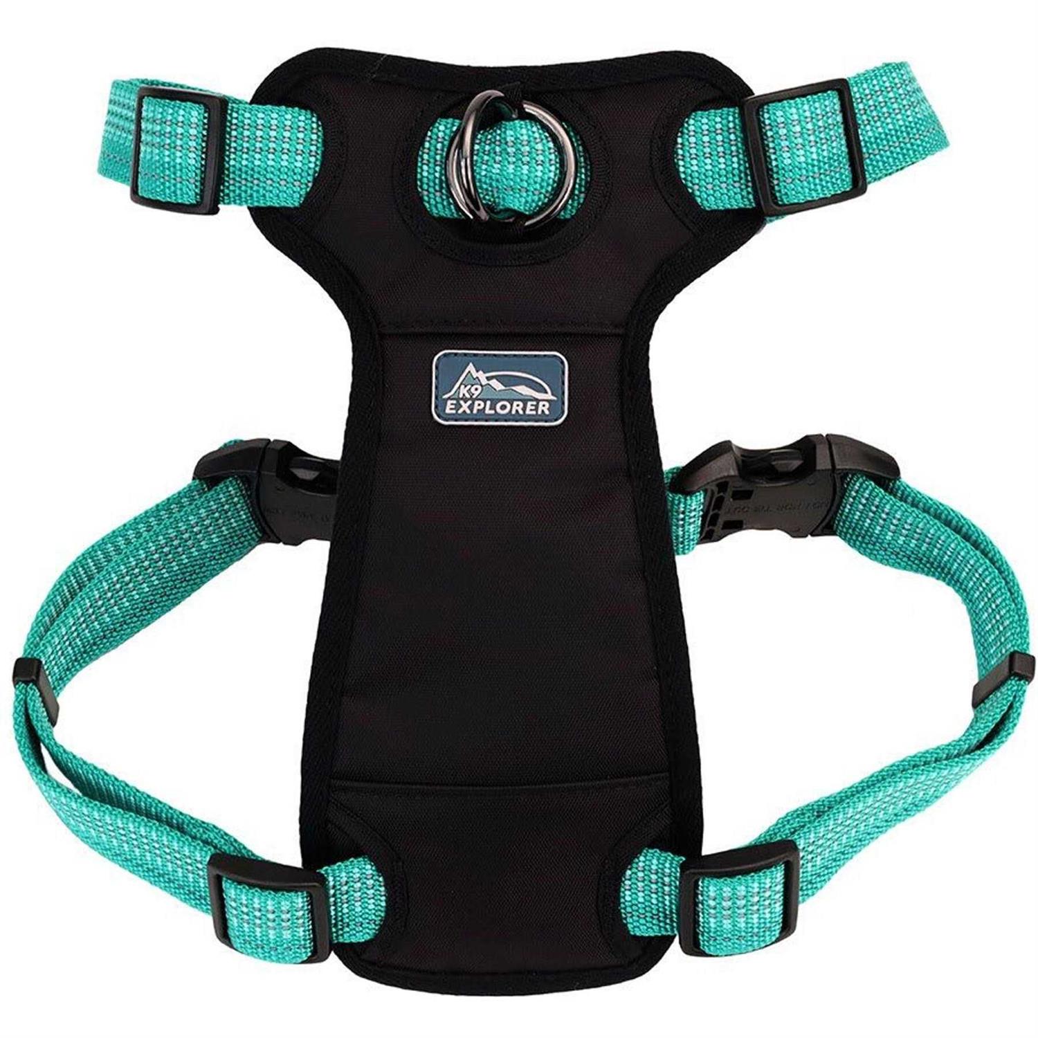 K9 Explorer Brights Reflective Front-Connect Harness - Healthber