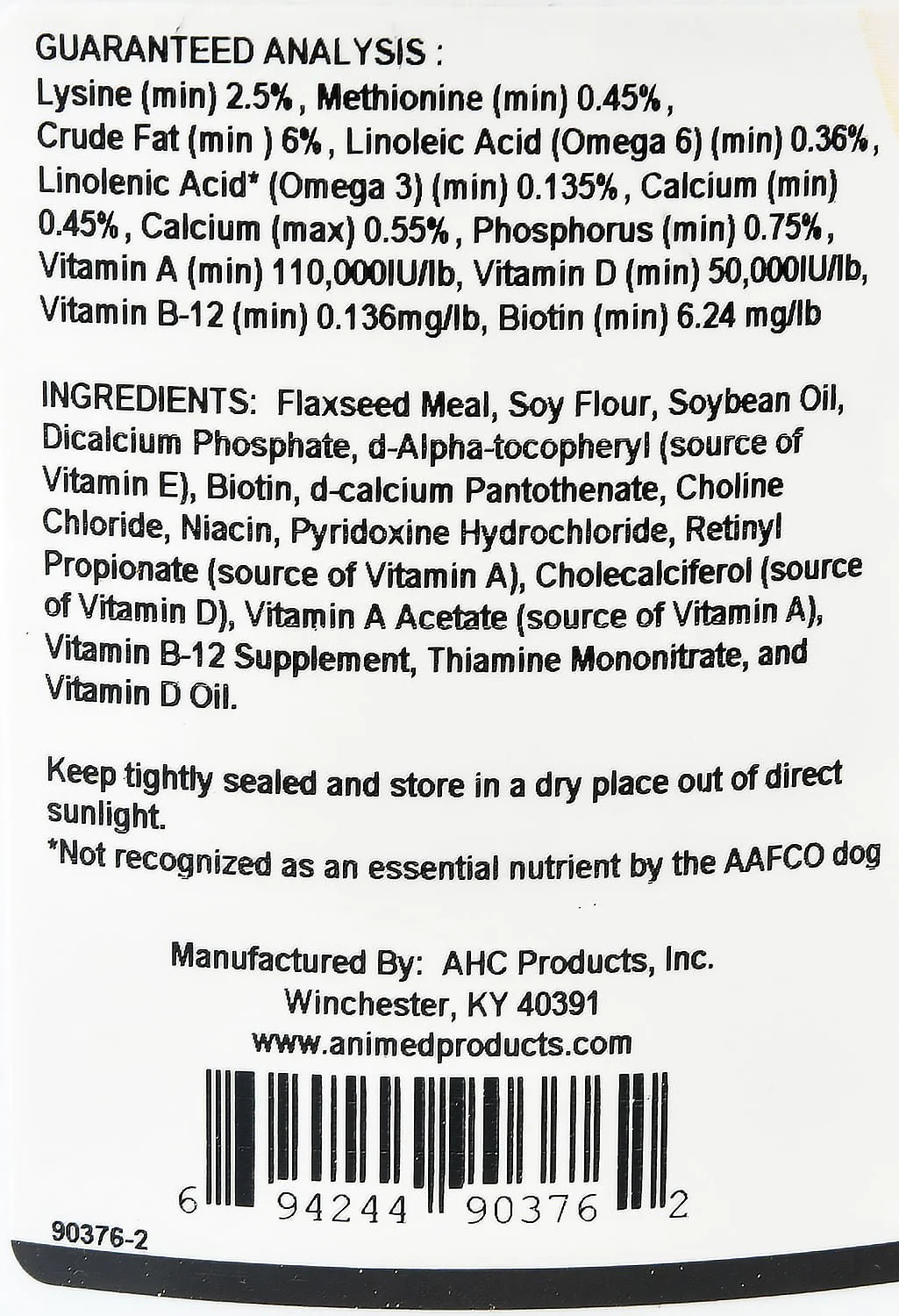 AniVite Conditioning Supplement - Healthber