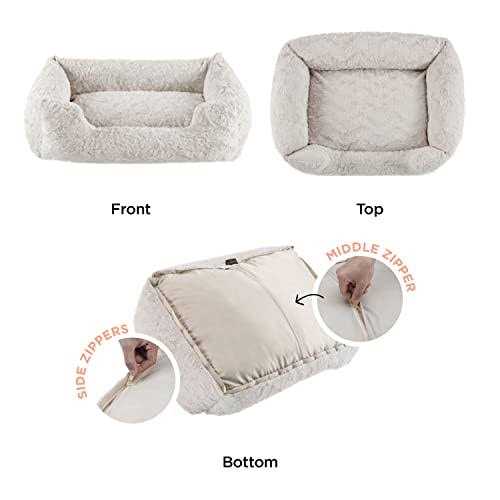 Best Friends by Sheri Soothe & Snooze Lounge Rectangular Dog Bed - Healthber