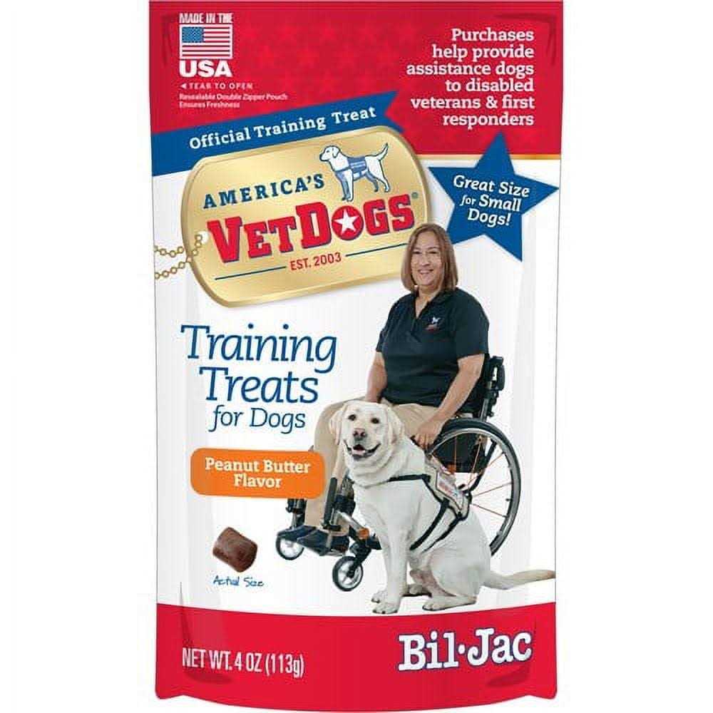 Bil-jac VetDogs Peanut Butter Flavor Training Treats for Dogs - Healthber