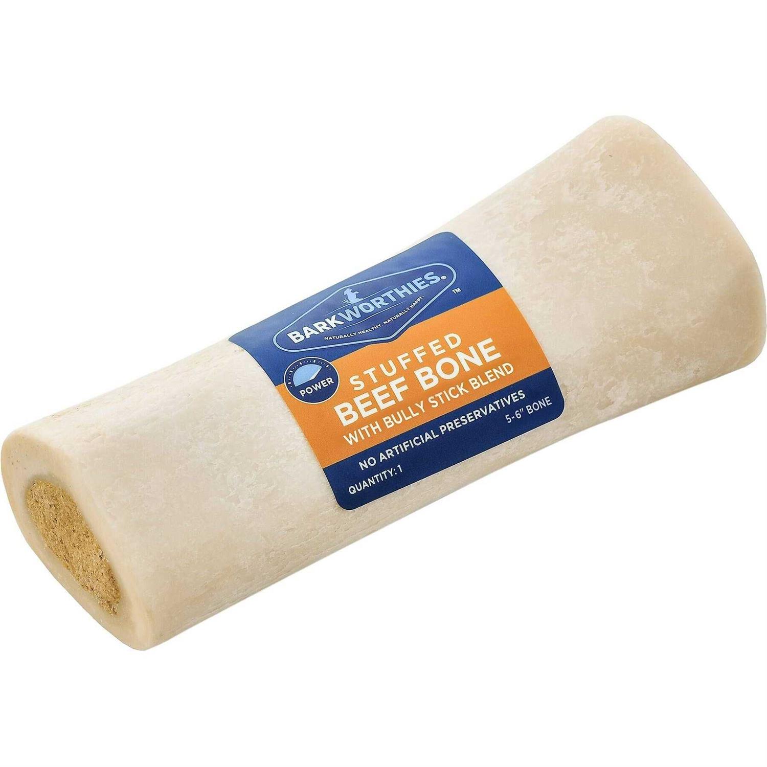 Barkworthies Shin Bone Stuffed - Healthber