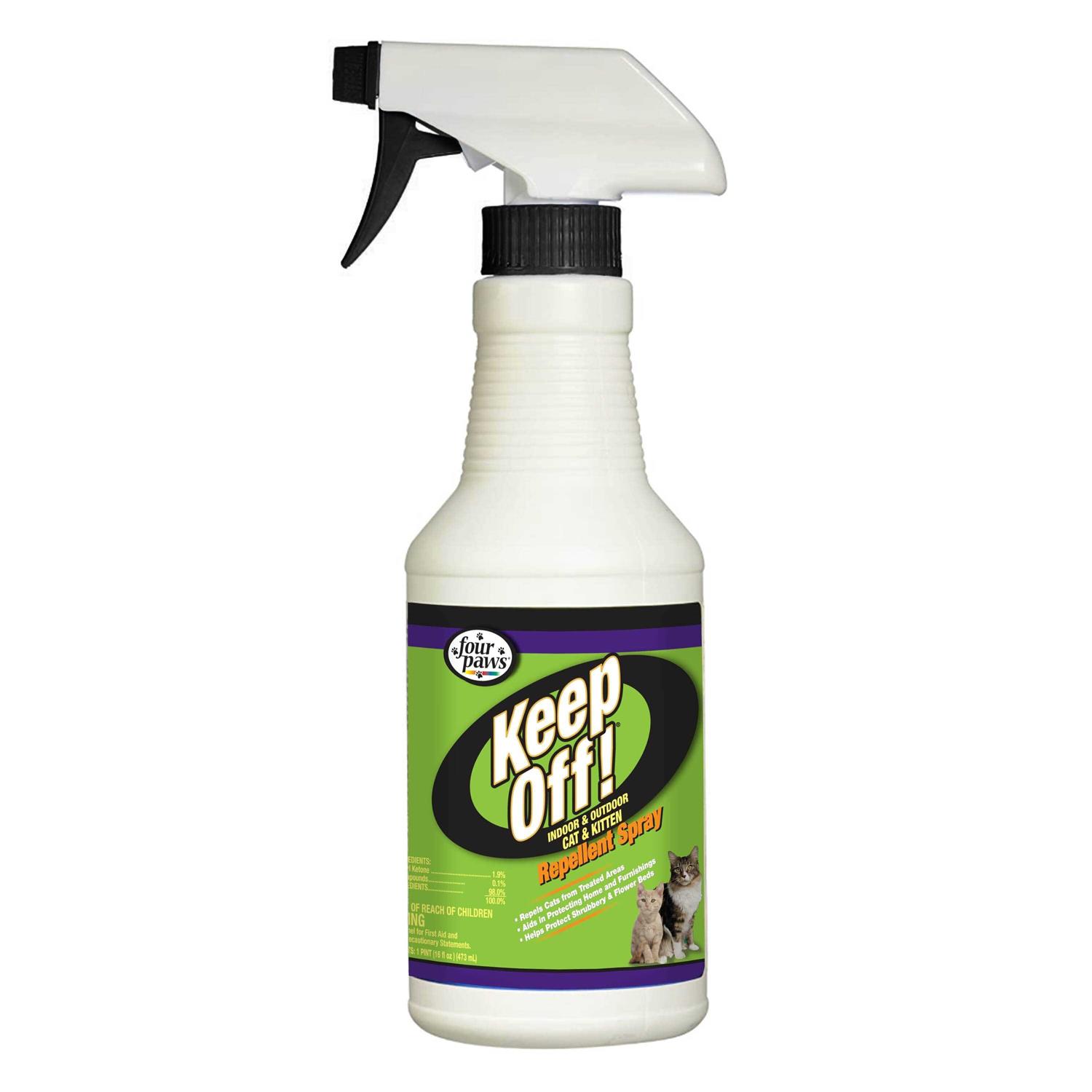 Four Paws Keep Off Indoor/Outdoor Cat & Kitten Repellent - Healthber