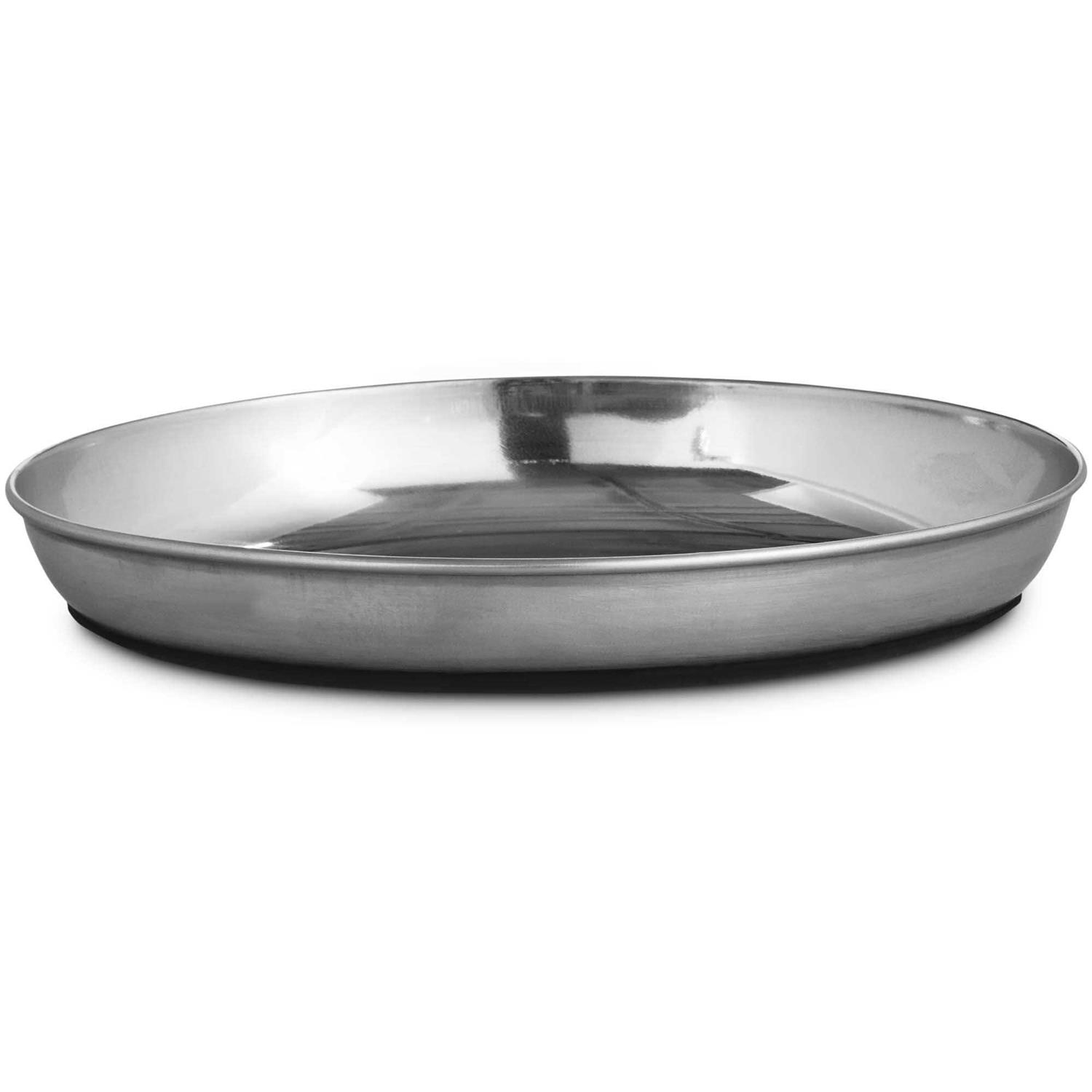 EveryYay Oval Stainless Steel Cat Bowl - Healthber
