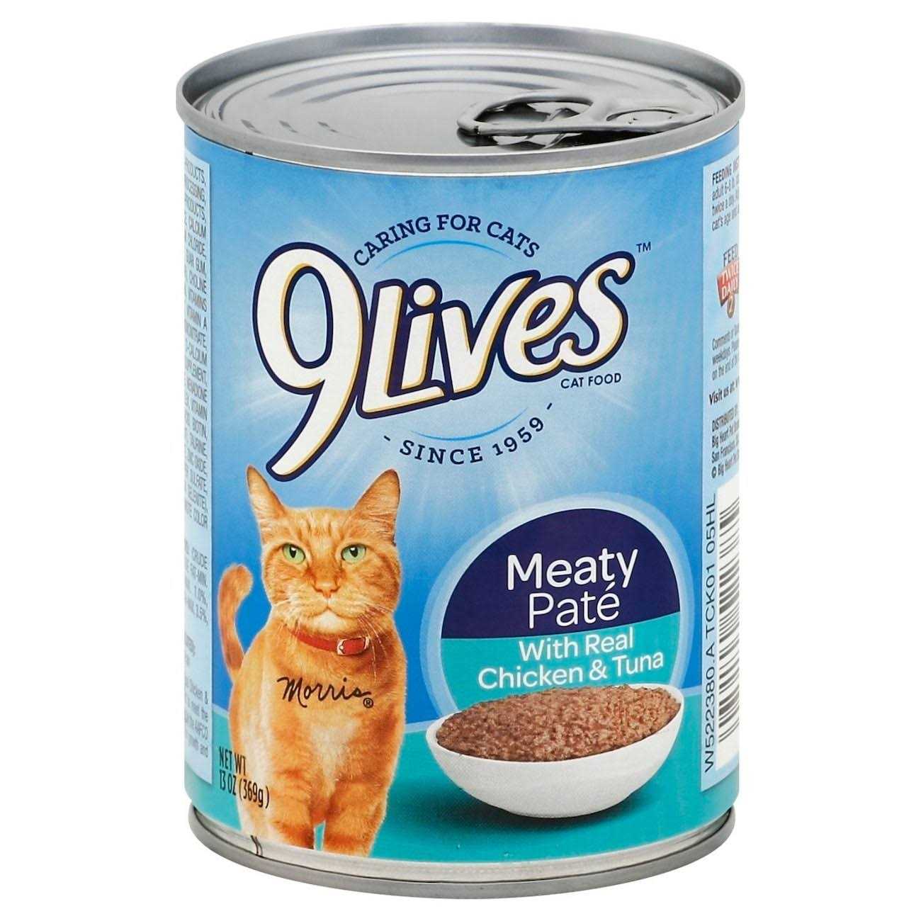 9 Lives Cat Food with Real Chicken & Tuna - Healthber