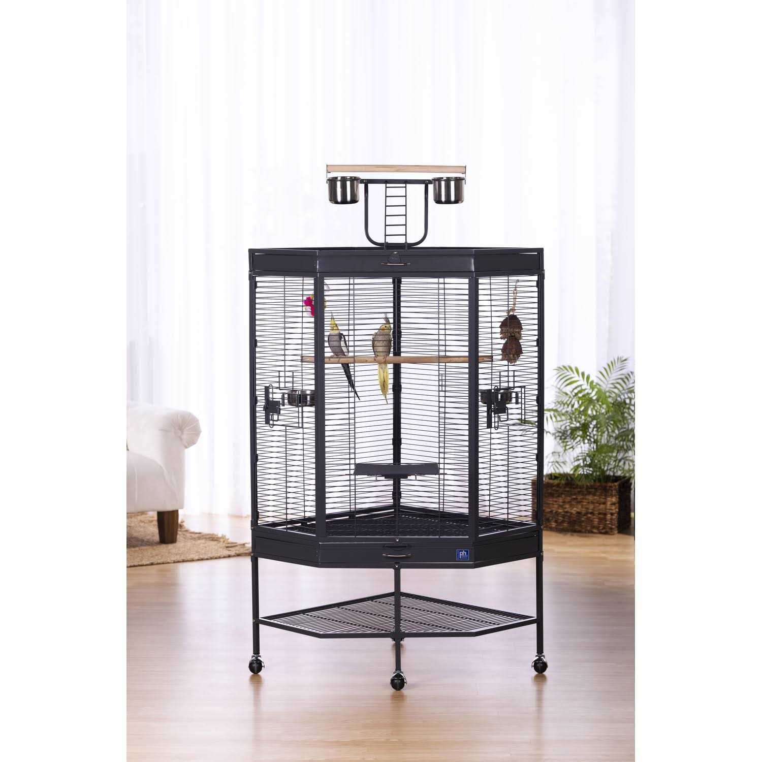 Prevue Pet Products Prevue Cage Corner with Playtop - Healthber