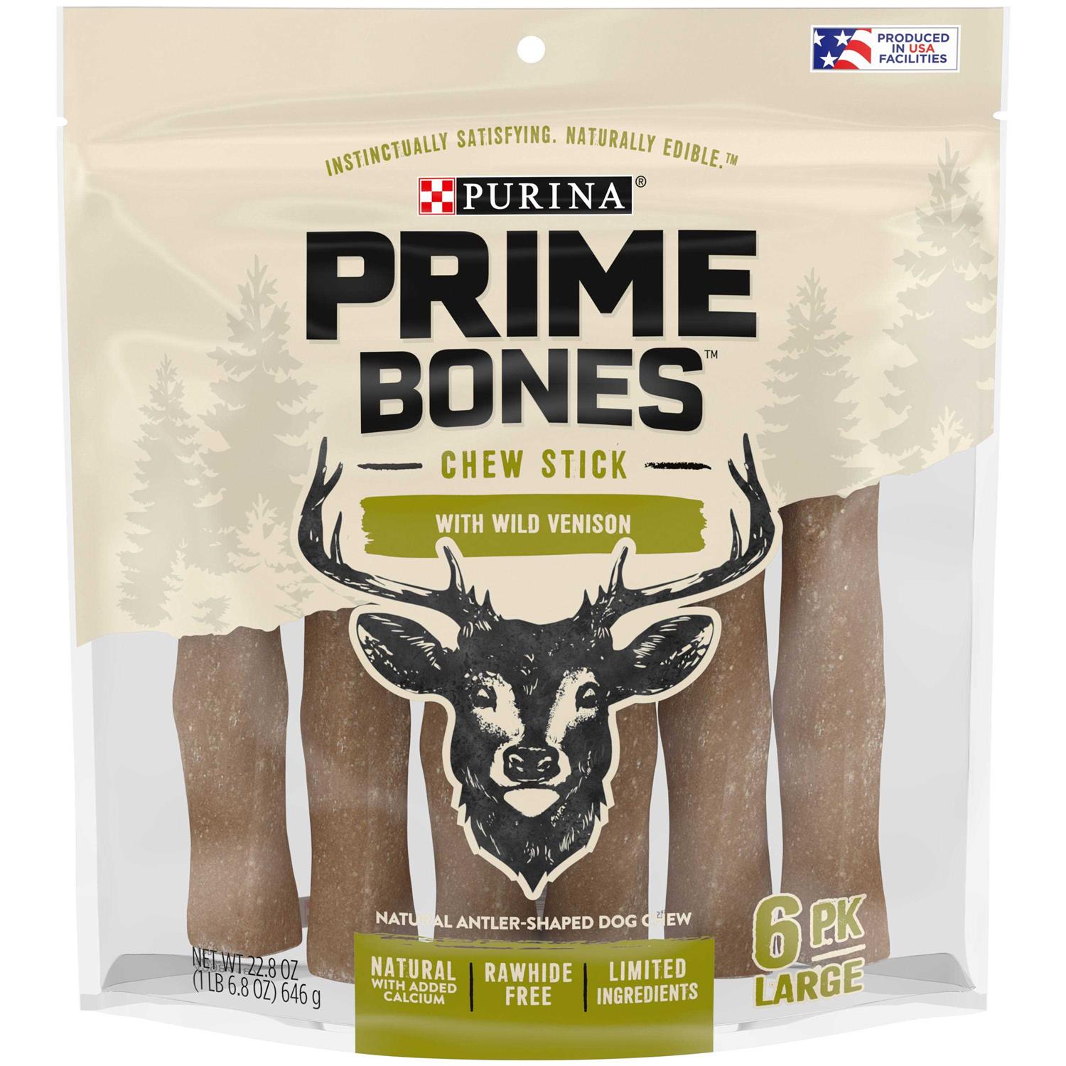 Prime Bones Purina Wild Venison Dog Chew - Healthber