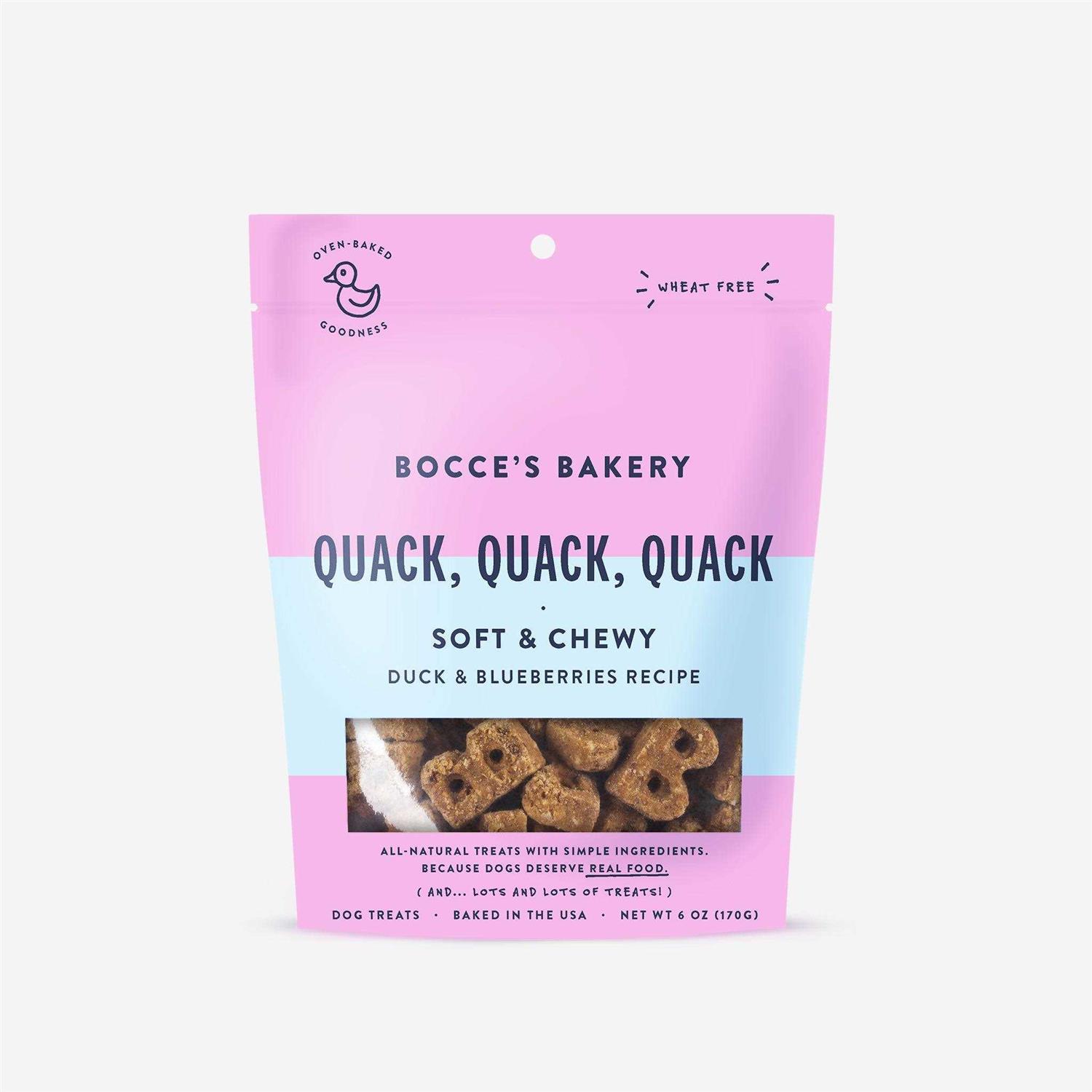 Bocce’s Bakery Bac’N Nutty Soft & Chewy Dog Treats - Healthber