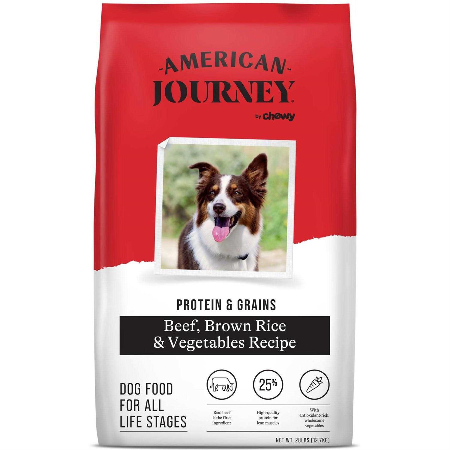American Journey u0026 Brown Rice Protein First Recipe Dry Dog Food - Healthber