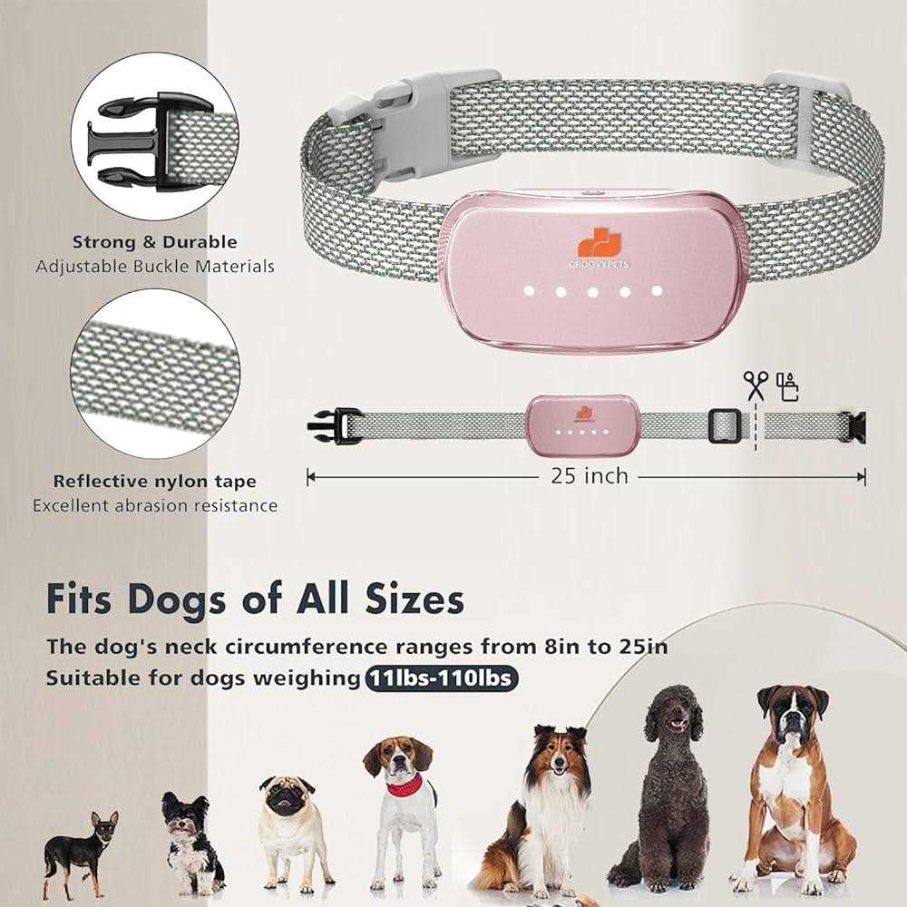 Smart Automatic Anti bark Dog Collar Intelligent Waterproof Rechargeable Barking Terminator - Healthber