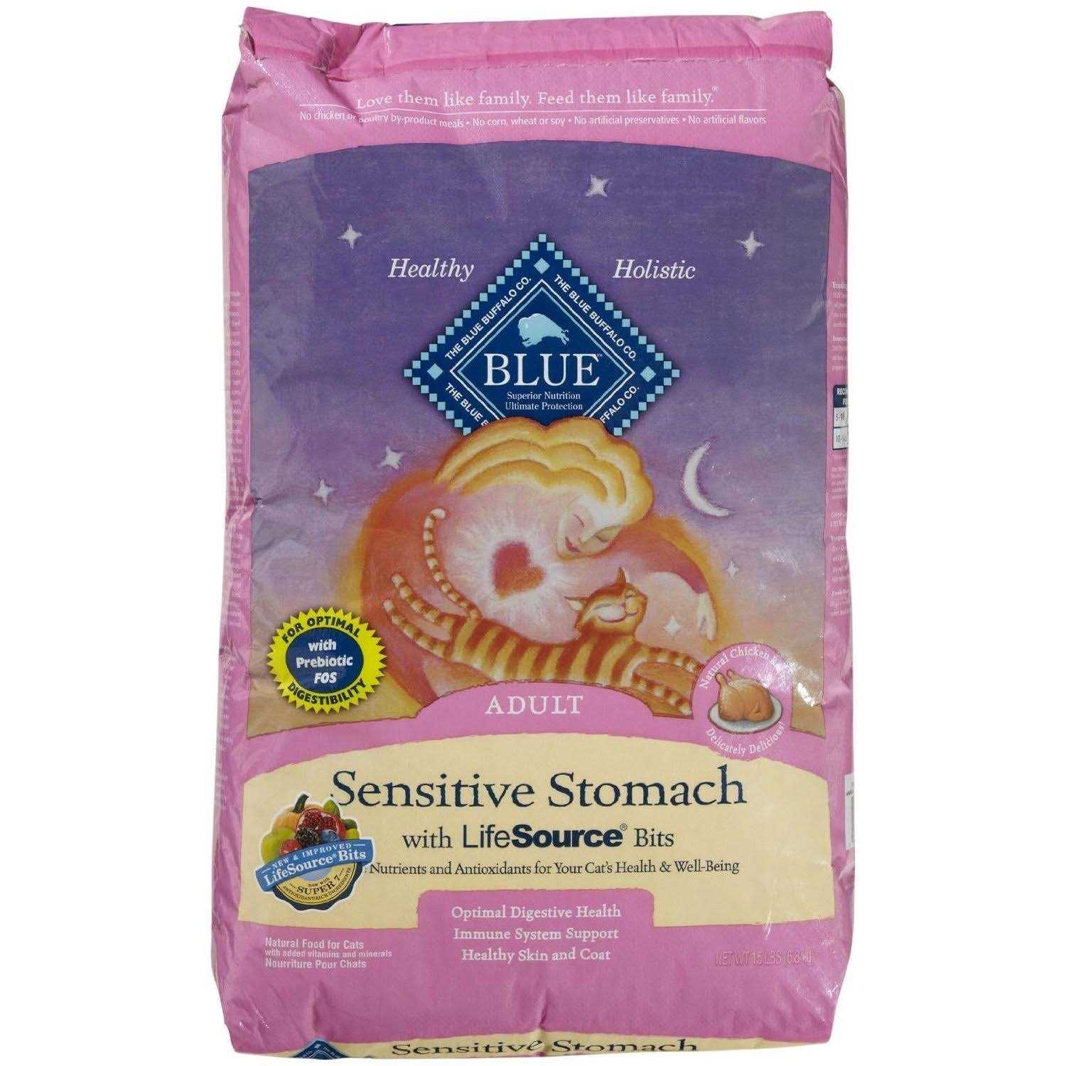 Blue Sensitive Stomach Adult Cat Dry Food - Healthber