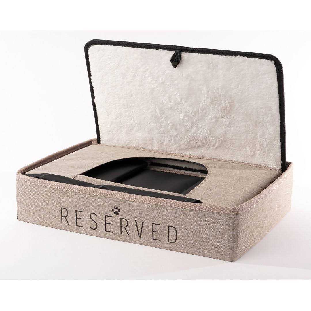 Precious Tails Home Base 2-Tier Collapsible Cat Cave - Healthber