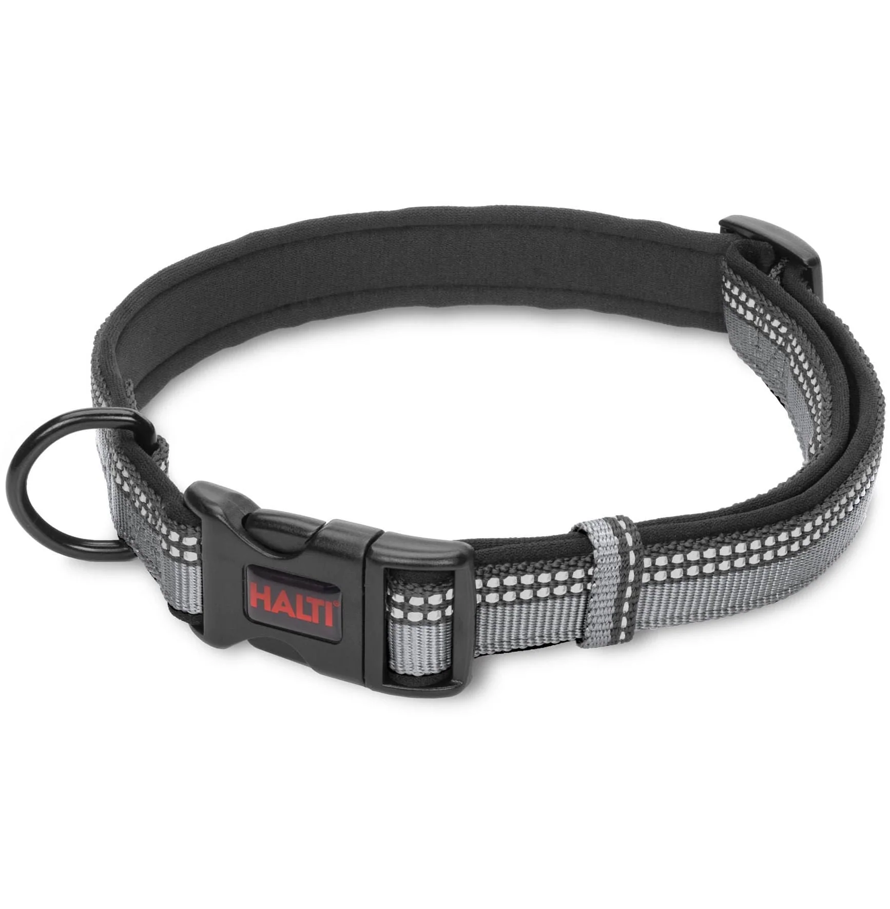 Halti Dog Collar, Black/Gray - Healthber