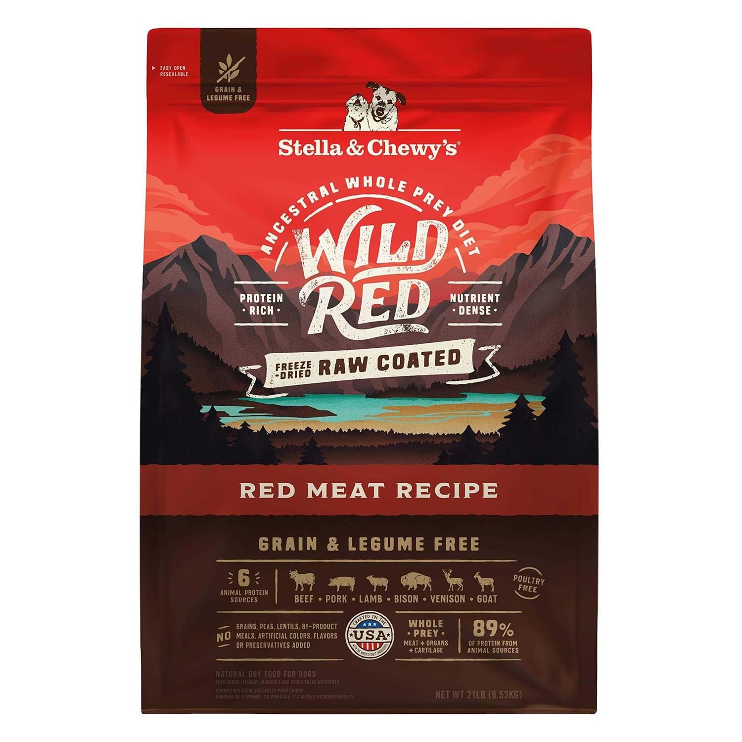 Stella & Chewy’s Wild Red Dry Dog Food Raw Coated High Protein Grain Free Recipe - Healthber