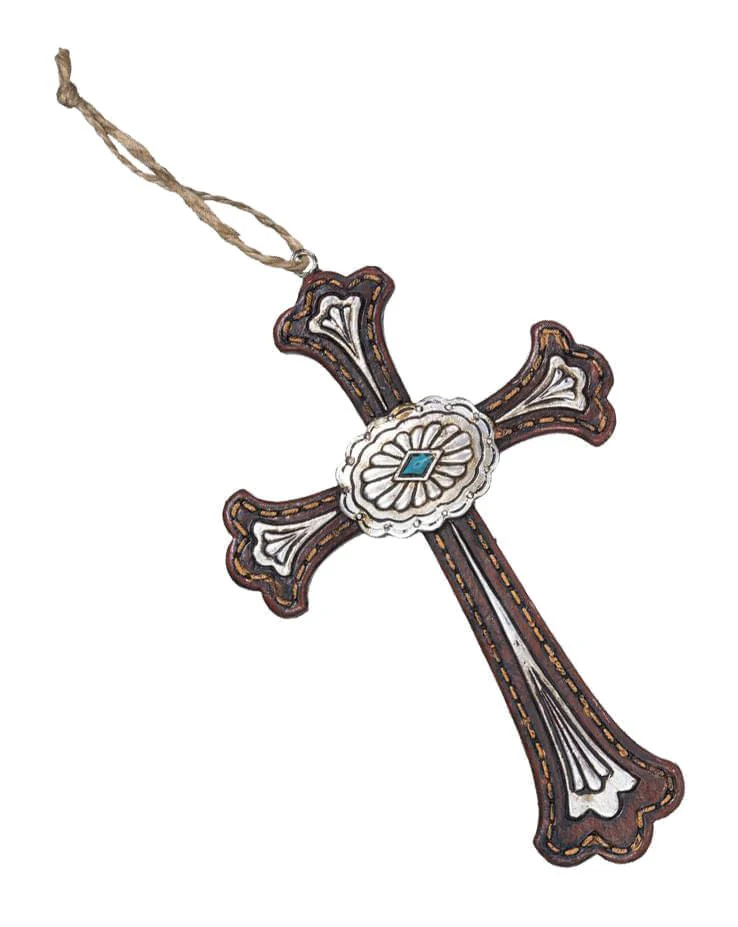 Cross Concho Ornament Decor - Healthber