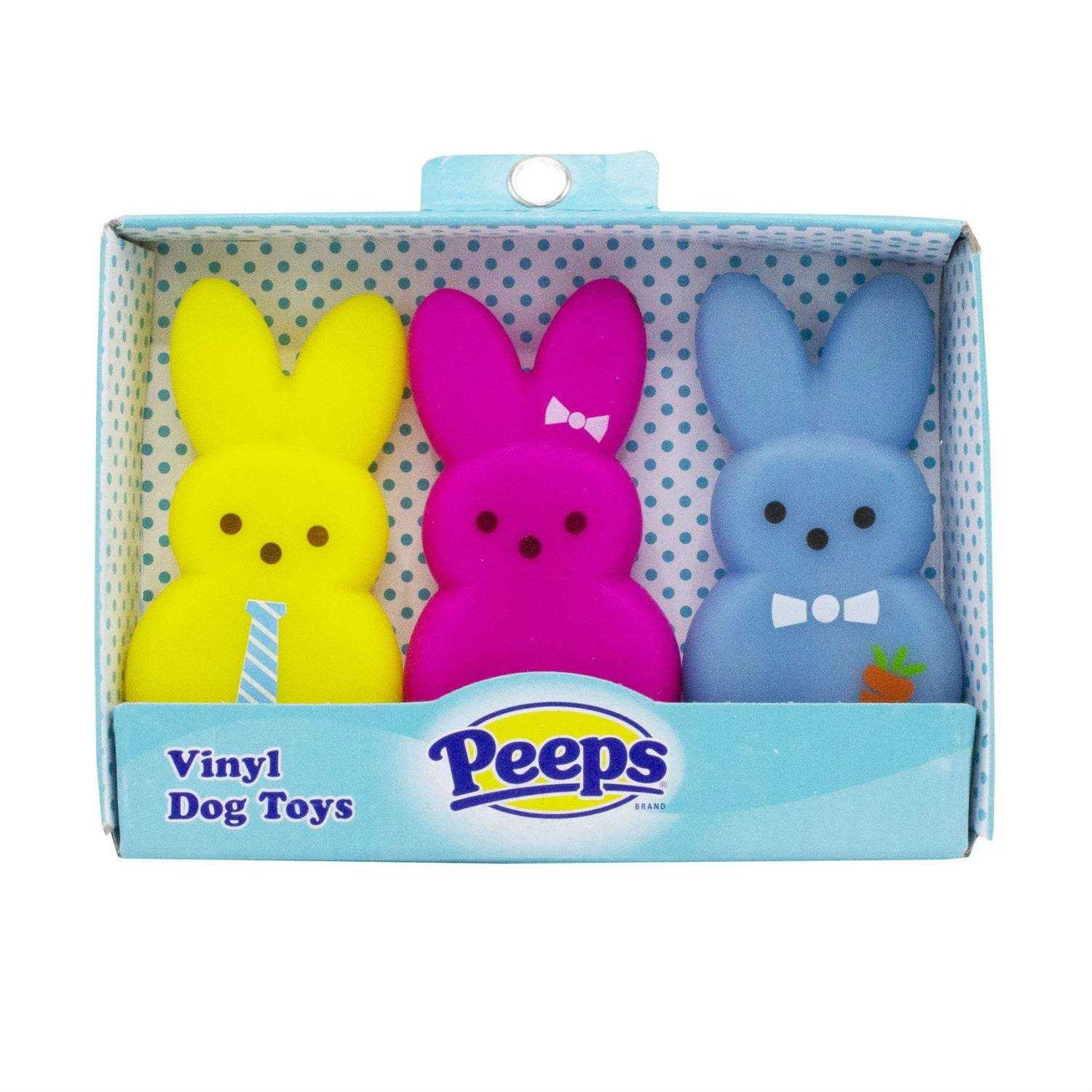 Peeps Dog Toy Vinyl Bunny - Healthber