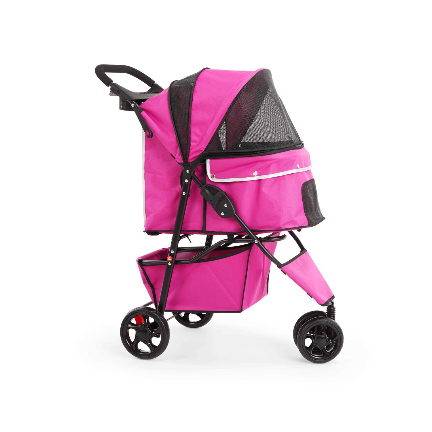 EveryYay Places to Go Reflective Gray Pet Stroller - Healthber