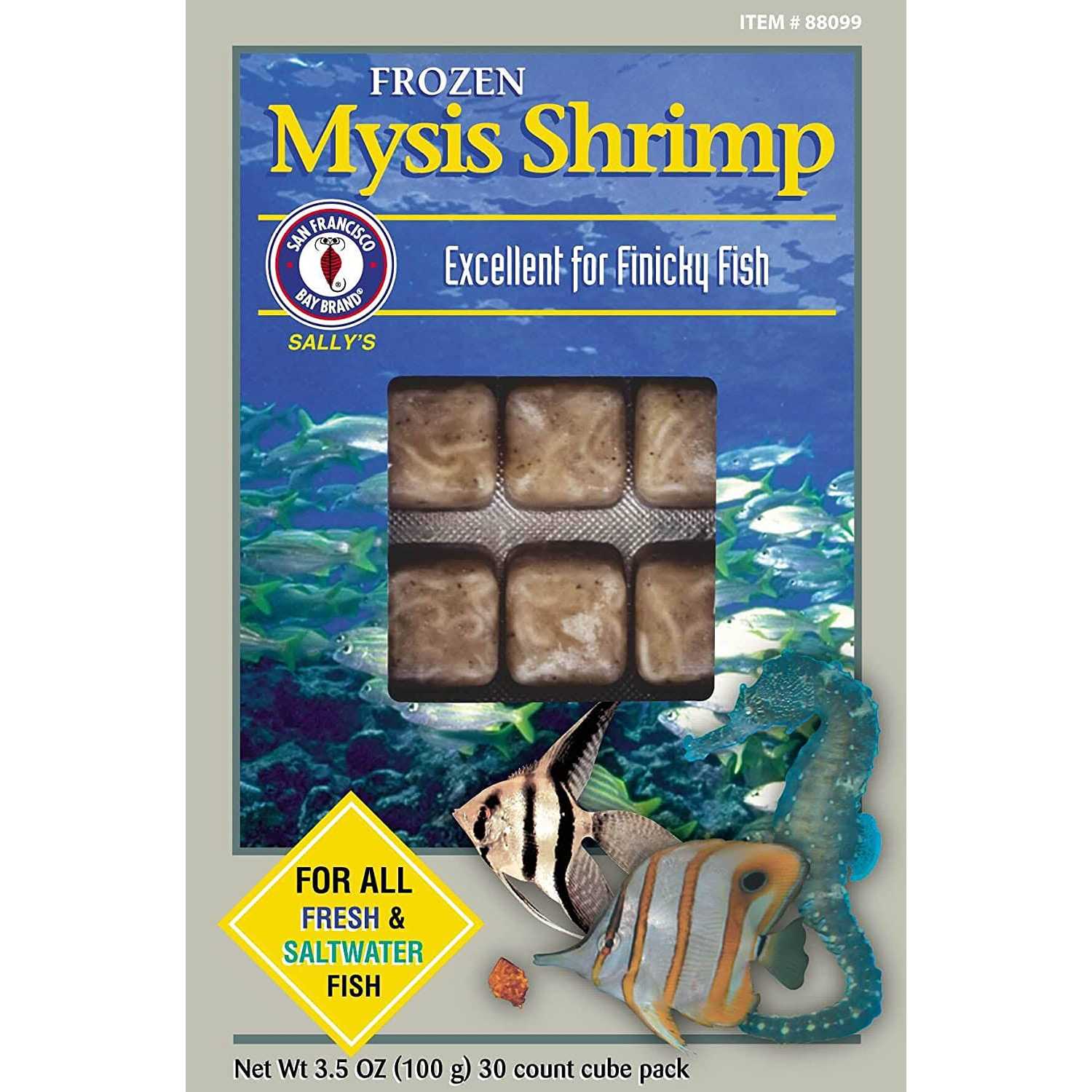 San Francisco Bay Frozen Mysis Shrimp - Healthber