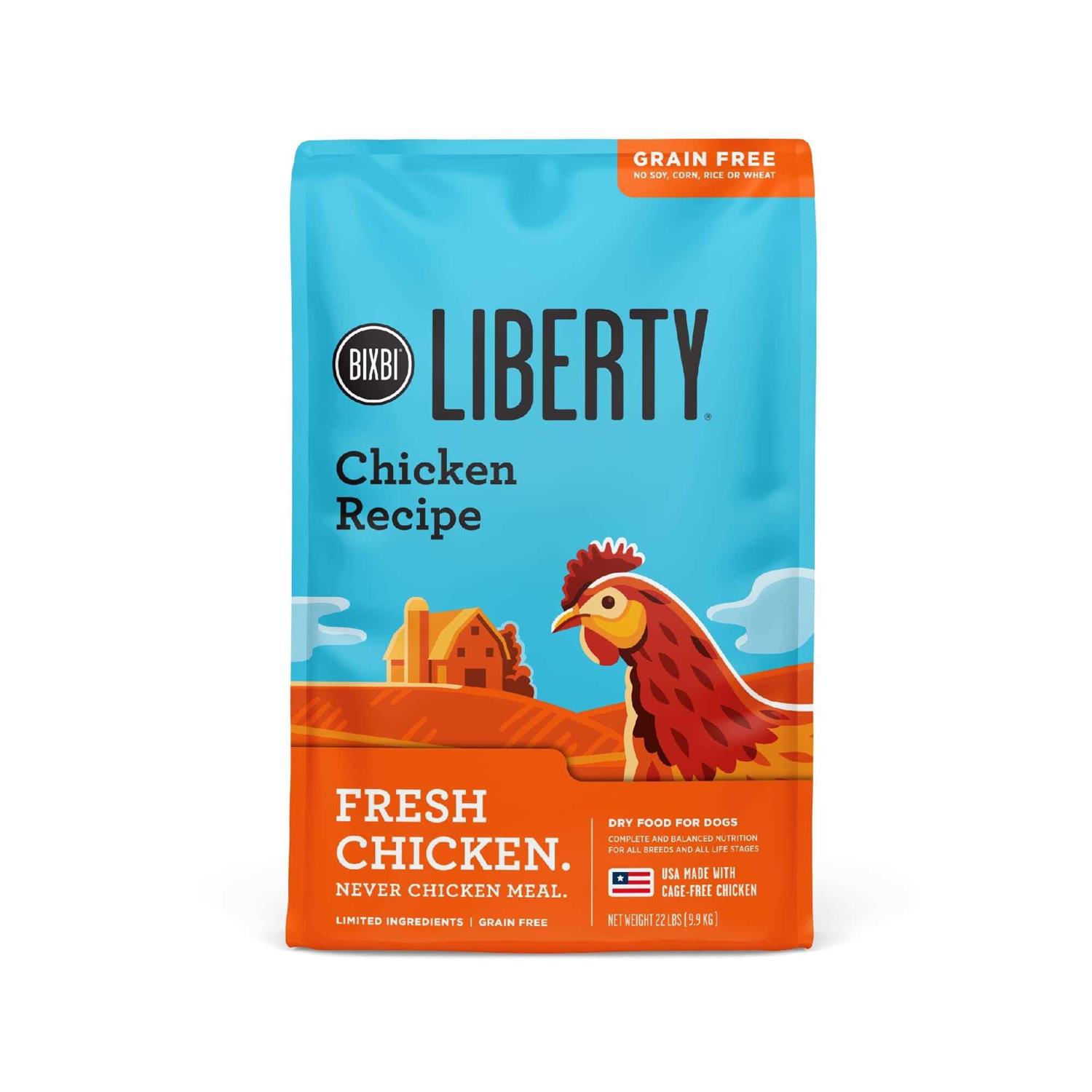 Bixbi Liberty Small Breed Grain Free Dry Dog Food Chicken - Healthber