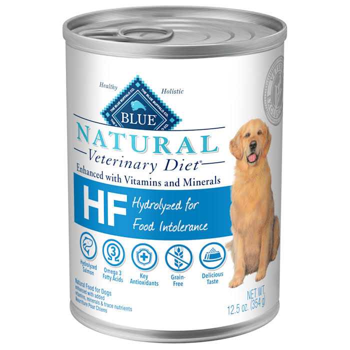 Blue Buffalo Natural Veterinary Diet HF Hydrolyzed for Food Intolerance Wet Dog Food - Healthber