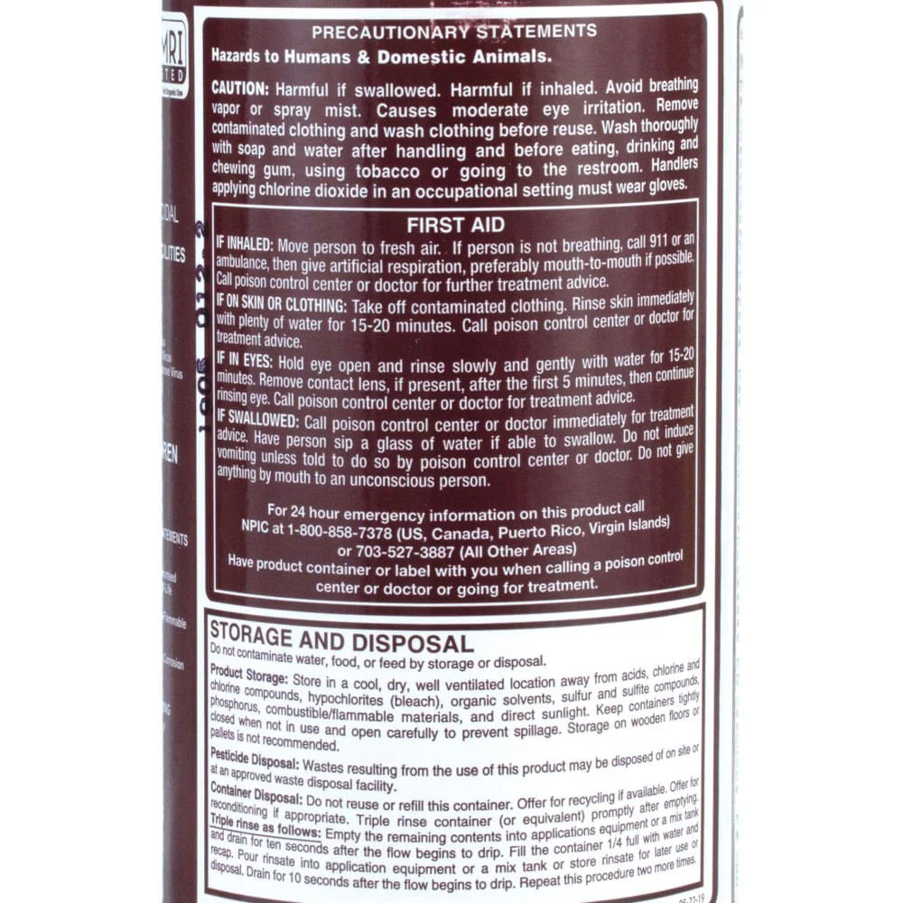 Oxine AH Sanitizer Disenfectant for Animal Facilities - Healthber